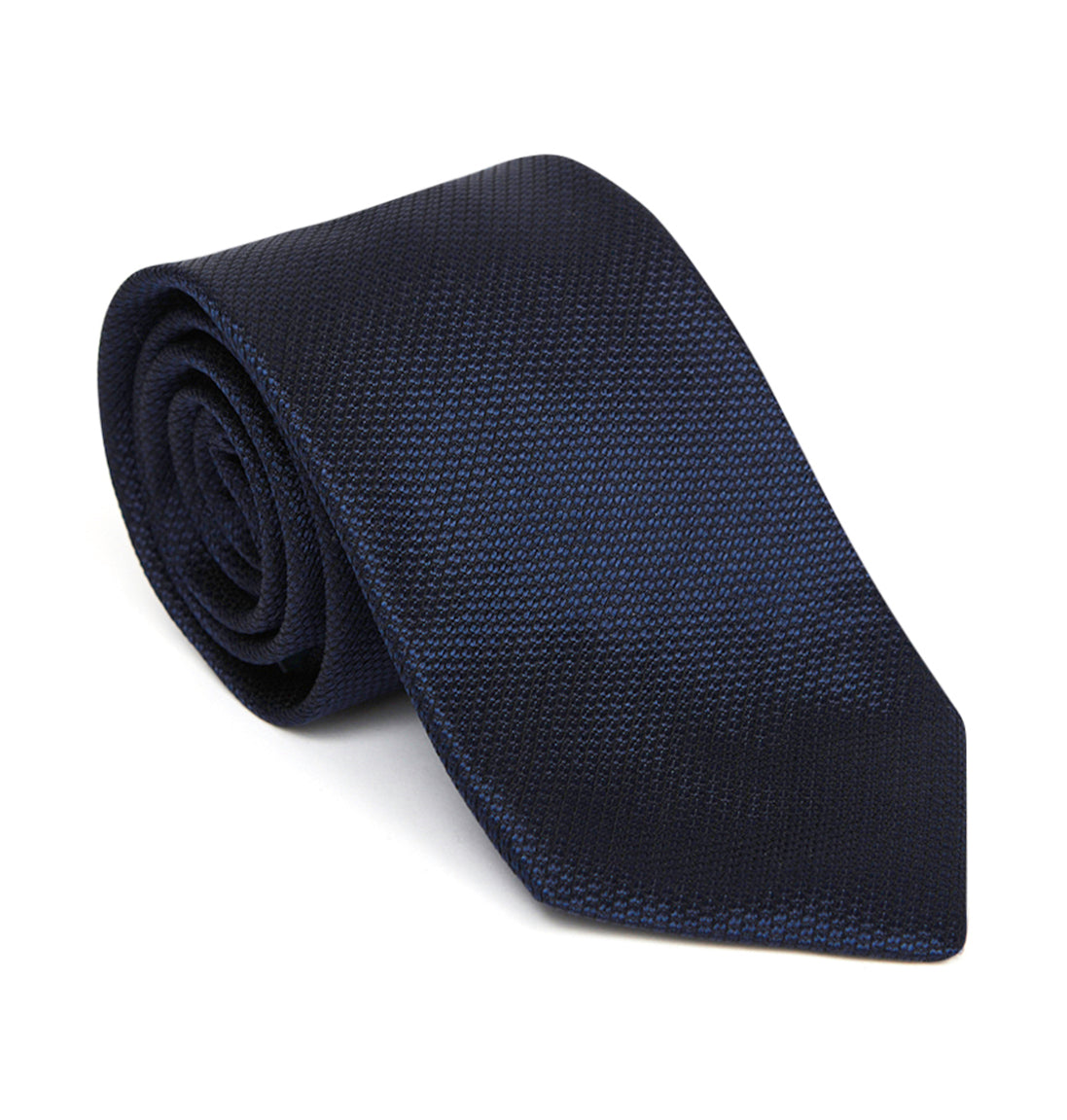 Grenadine Silk Tie - Navy