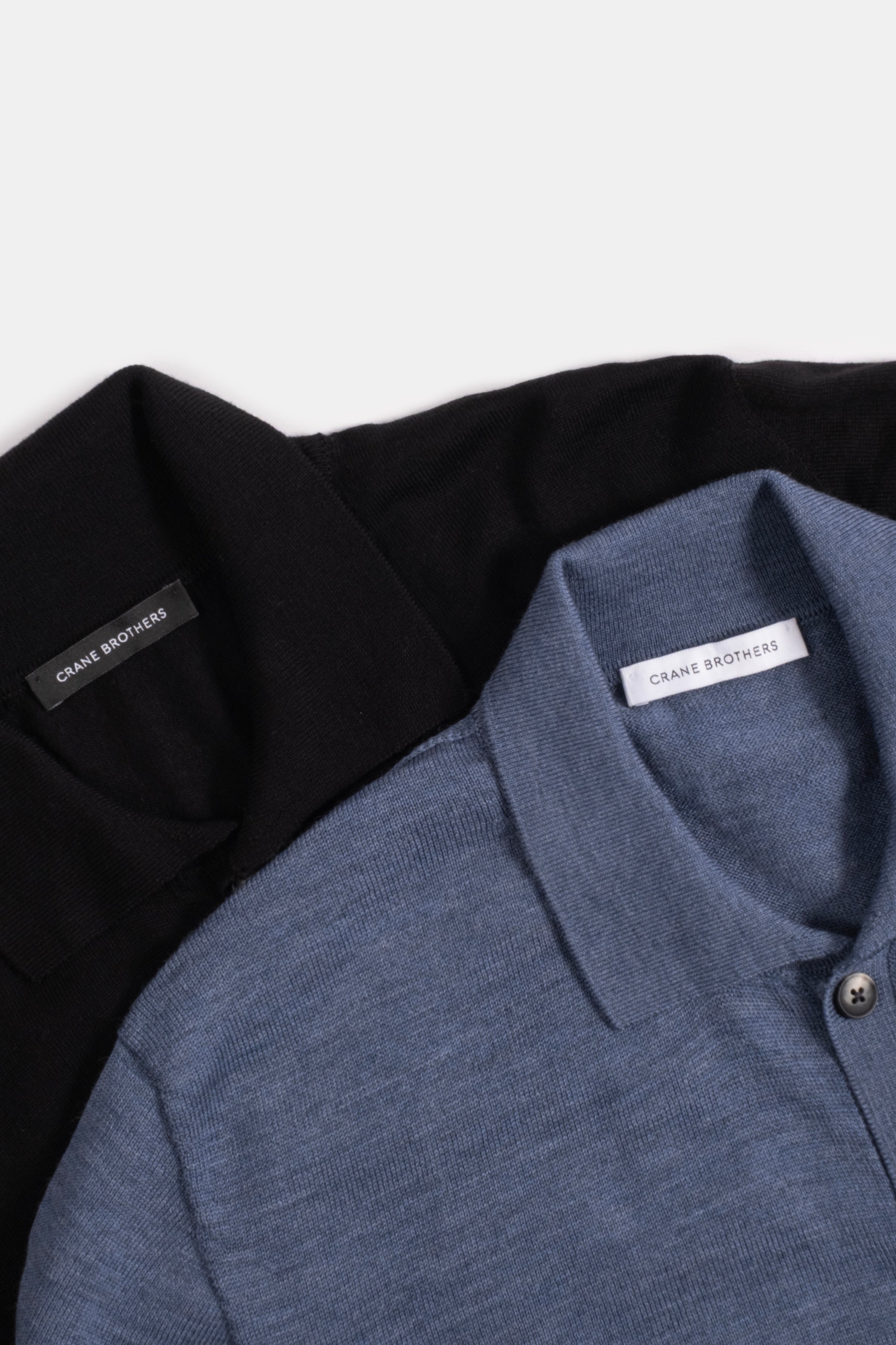 Lightweight Merino Collared Cardigan - Coal