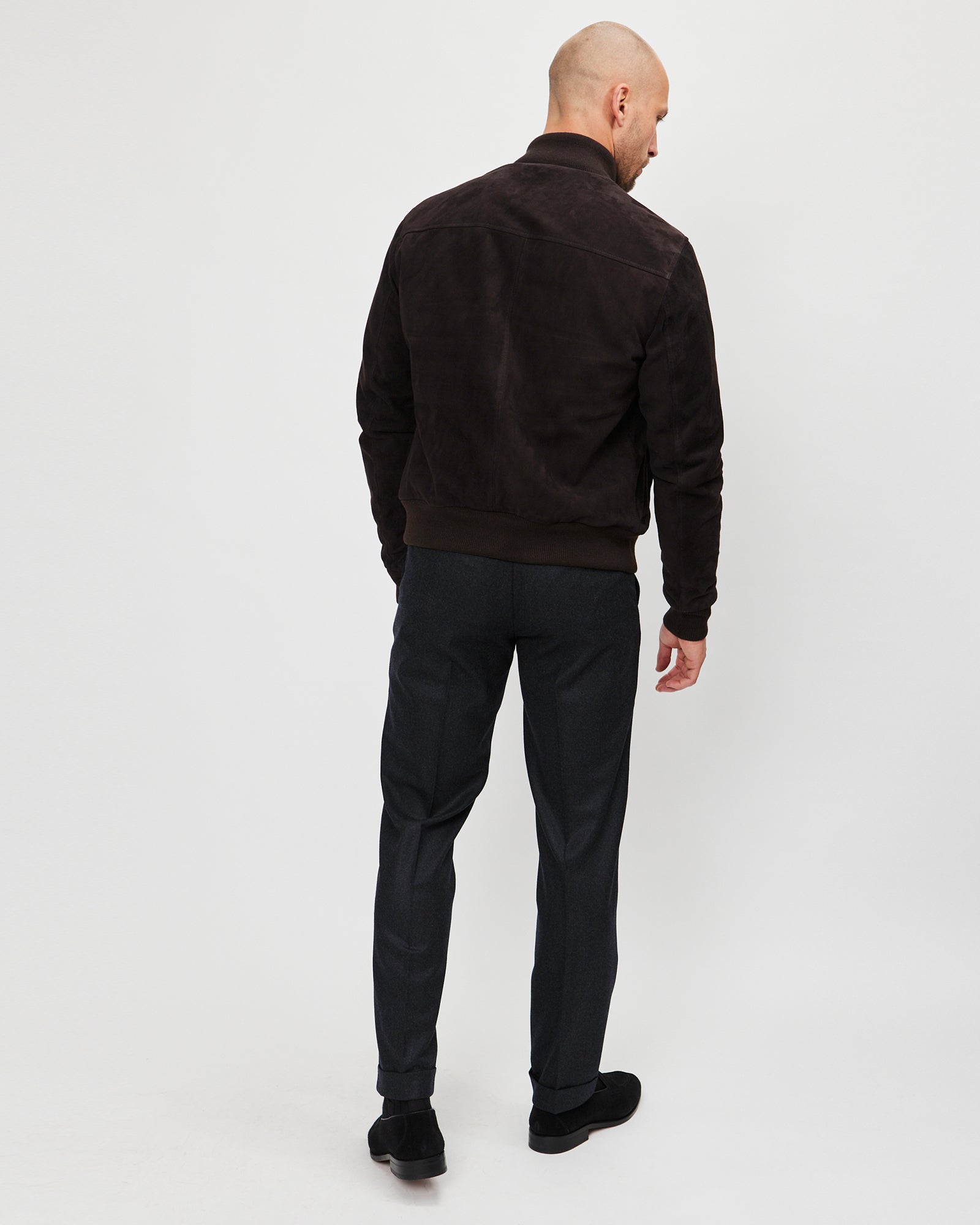 Flannel Trouser - Charcoal