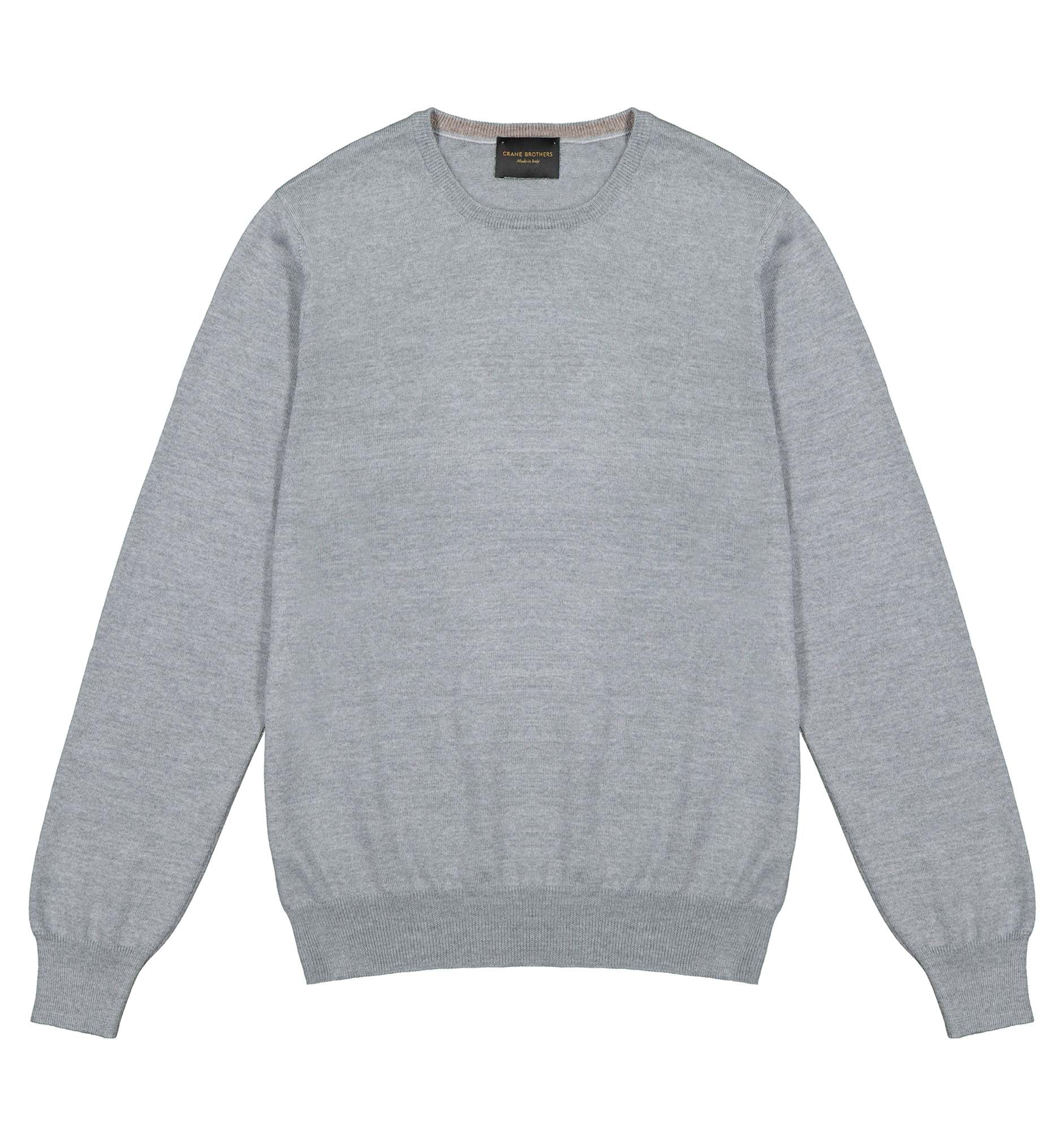 Abalone Merino Wool Crewneck Sweater