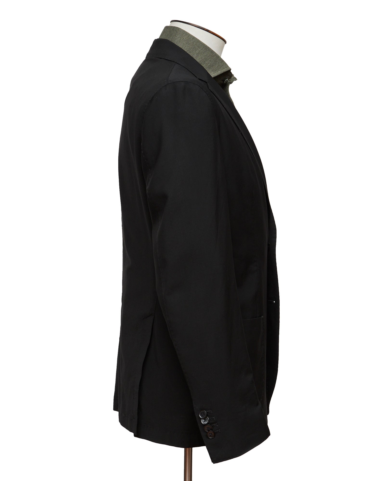 Black Wool Mohair Suit