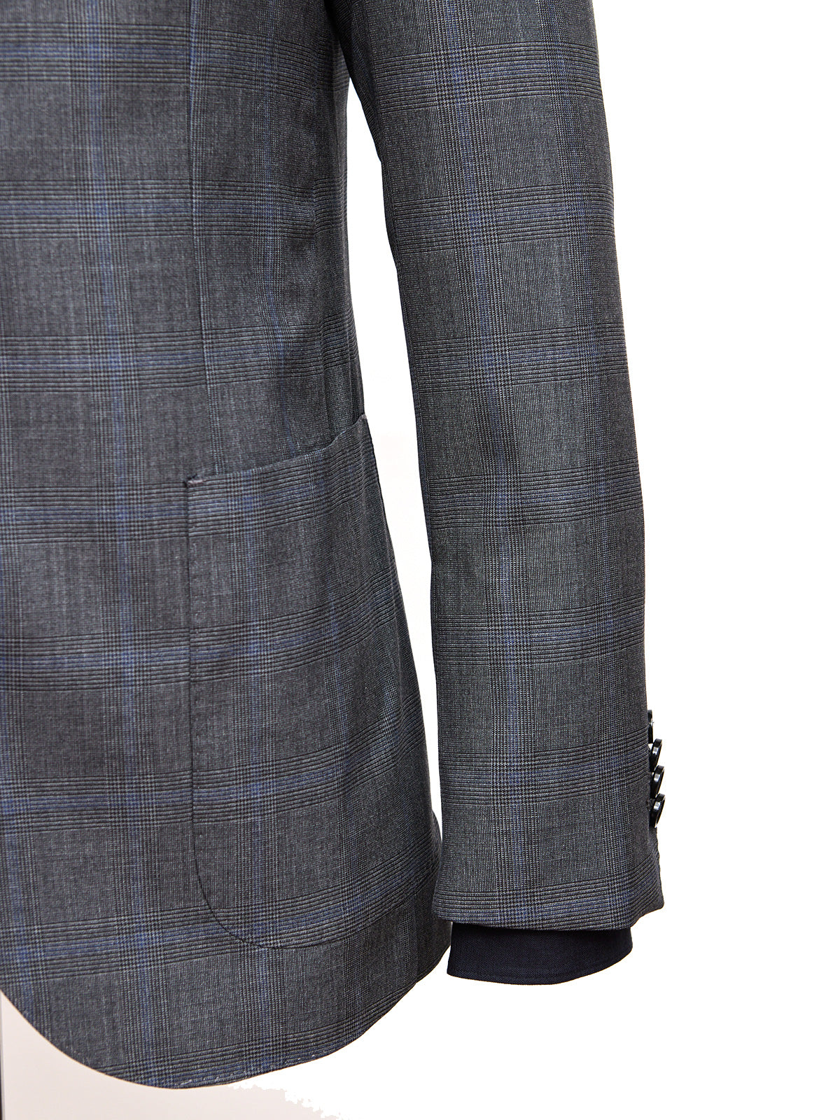 Charcoal Glen Check Wool Suit