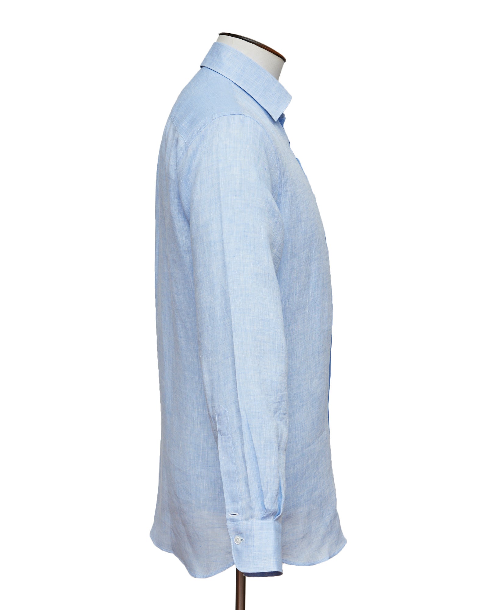 Crest Shirt - Cornflower Blue Linen
