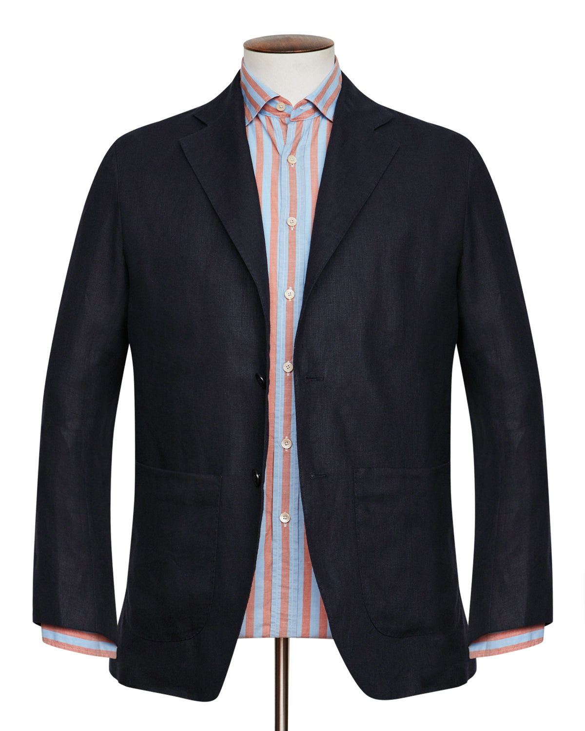 Slack Jacket - Navy Irish Linen