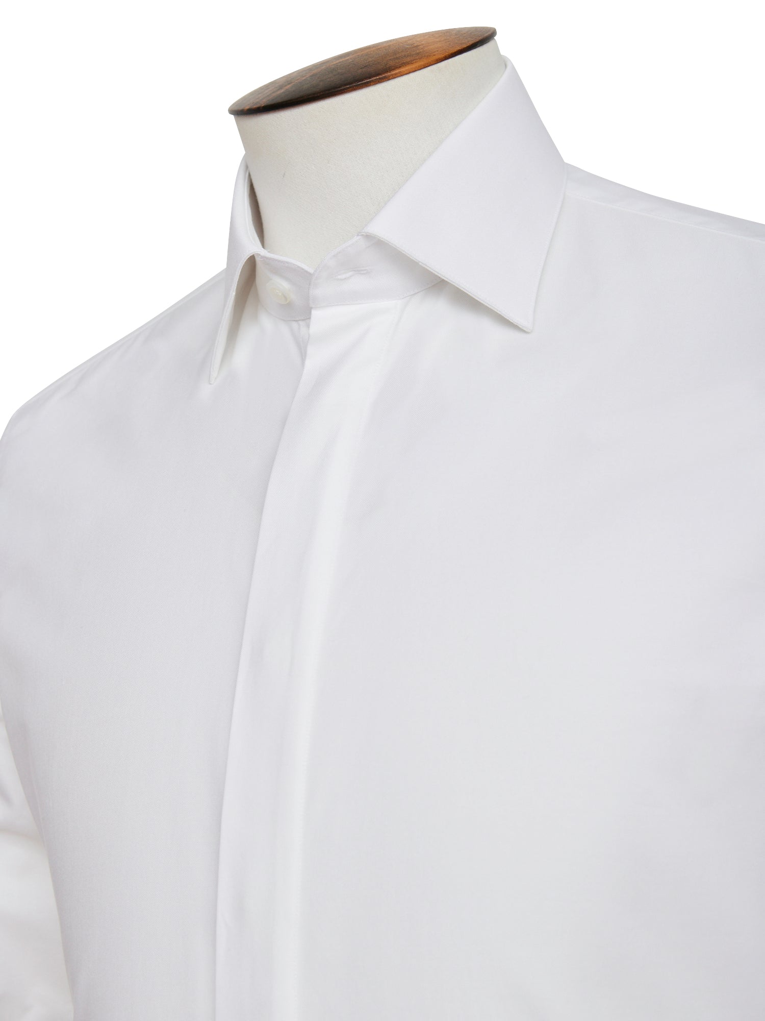 Rossini Cocktail Shirt - White Fine Twill