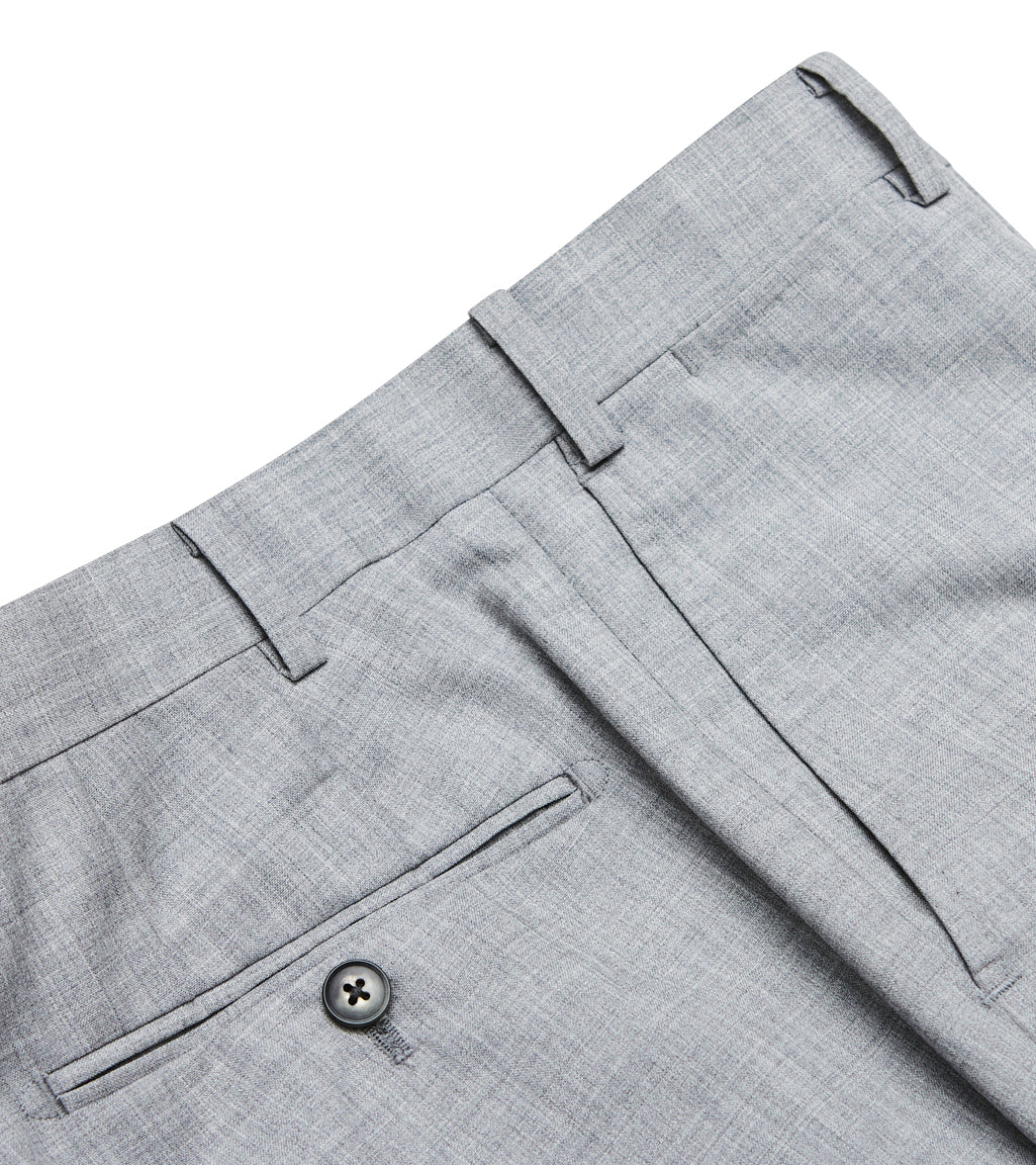 Flight Trouser - Grey Lightweight Wool