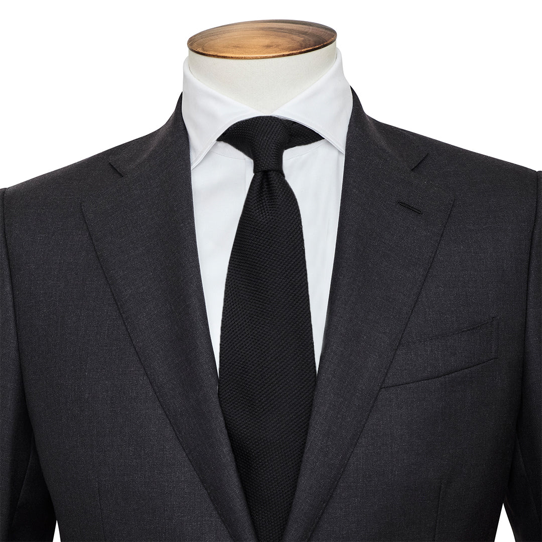 Black Grenadine Tie