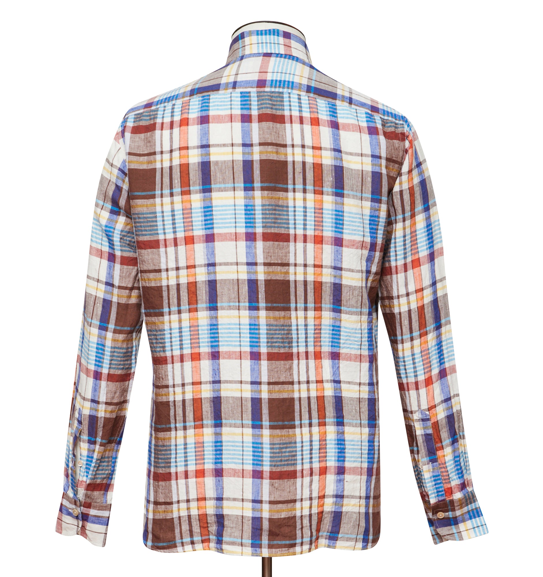 Cedar Brick Check Linen Shirt