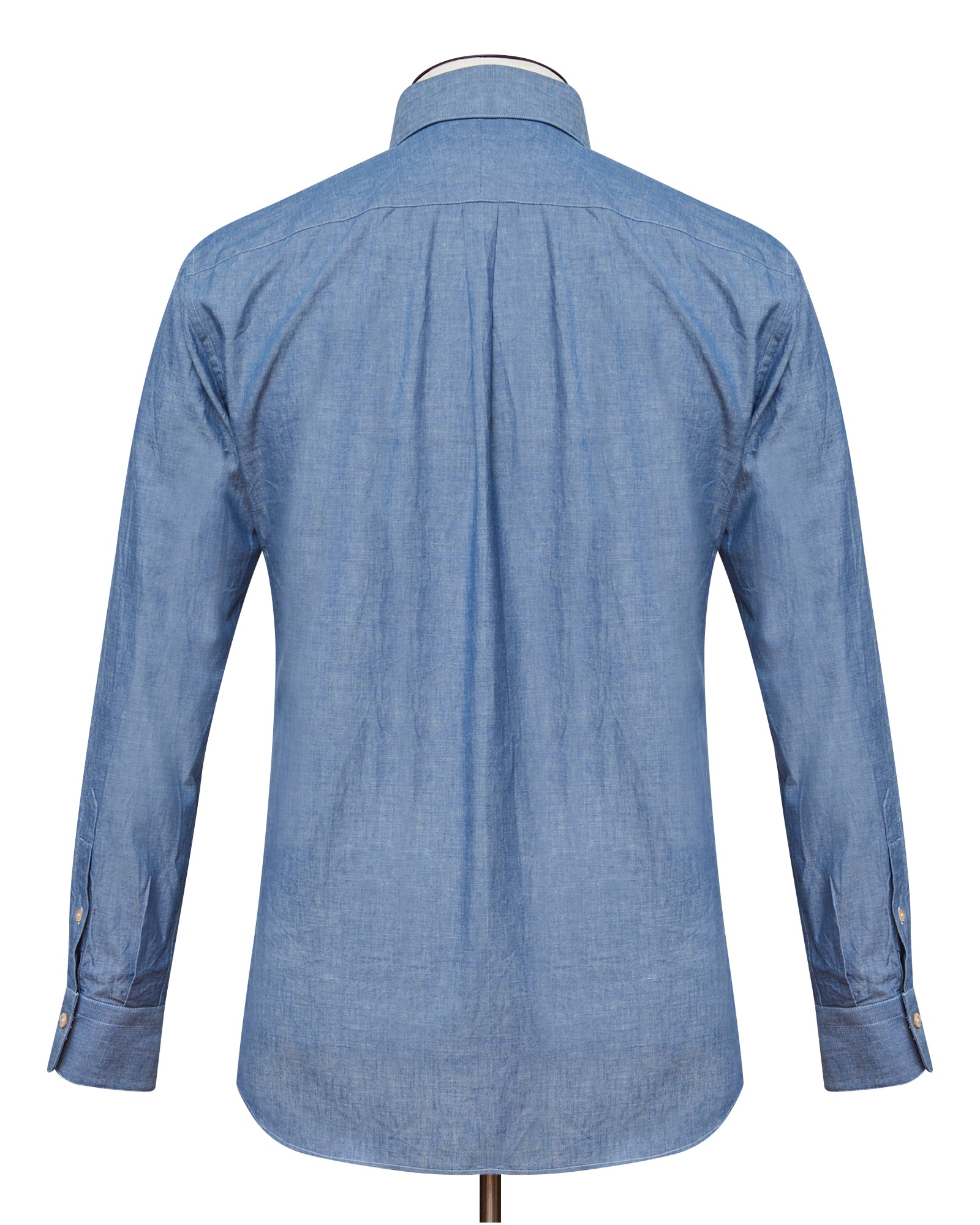 Beryl Blue Chambray Button Down Shirt