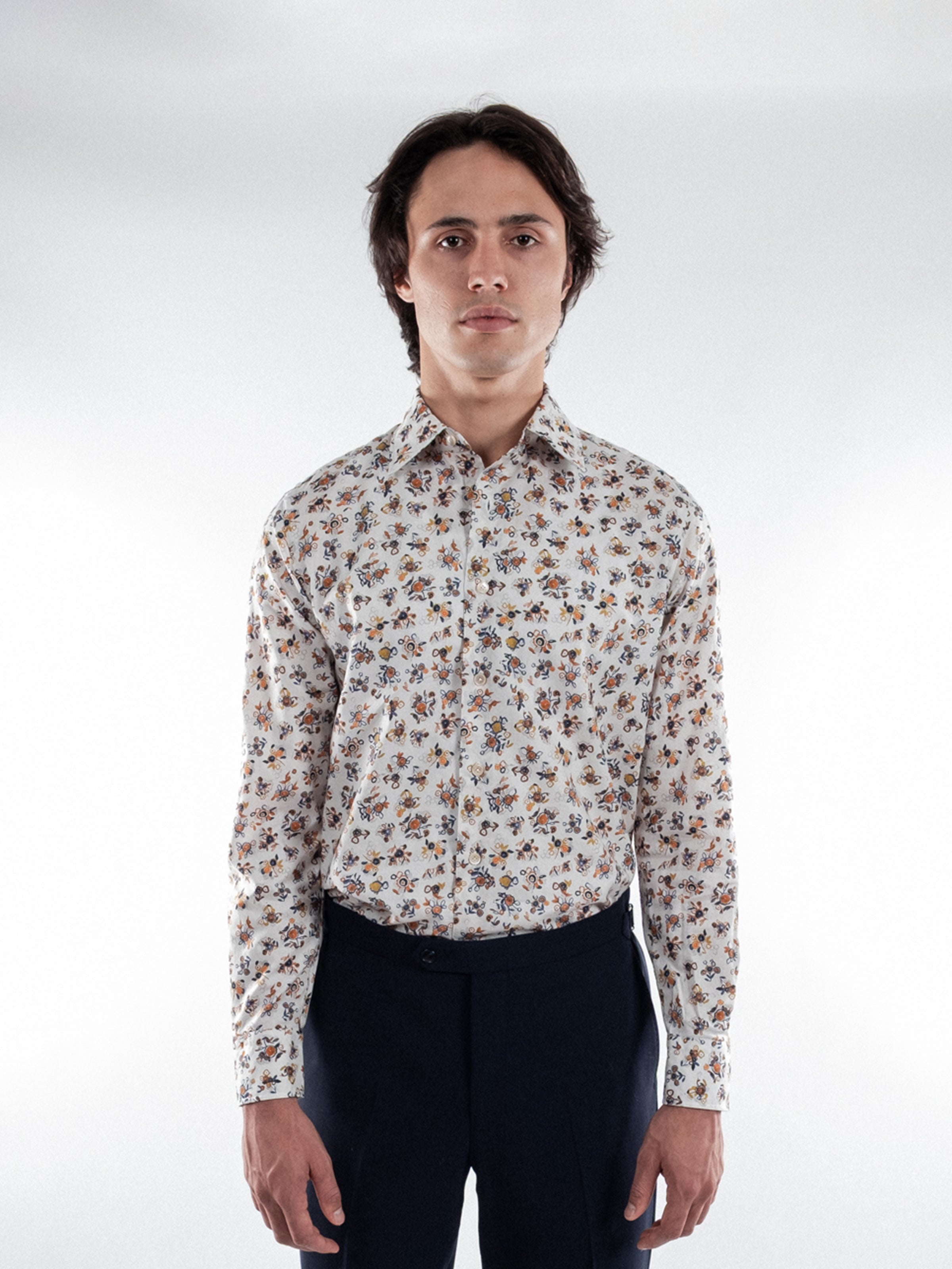 Abstract Floral Shirt