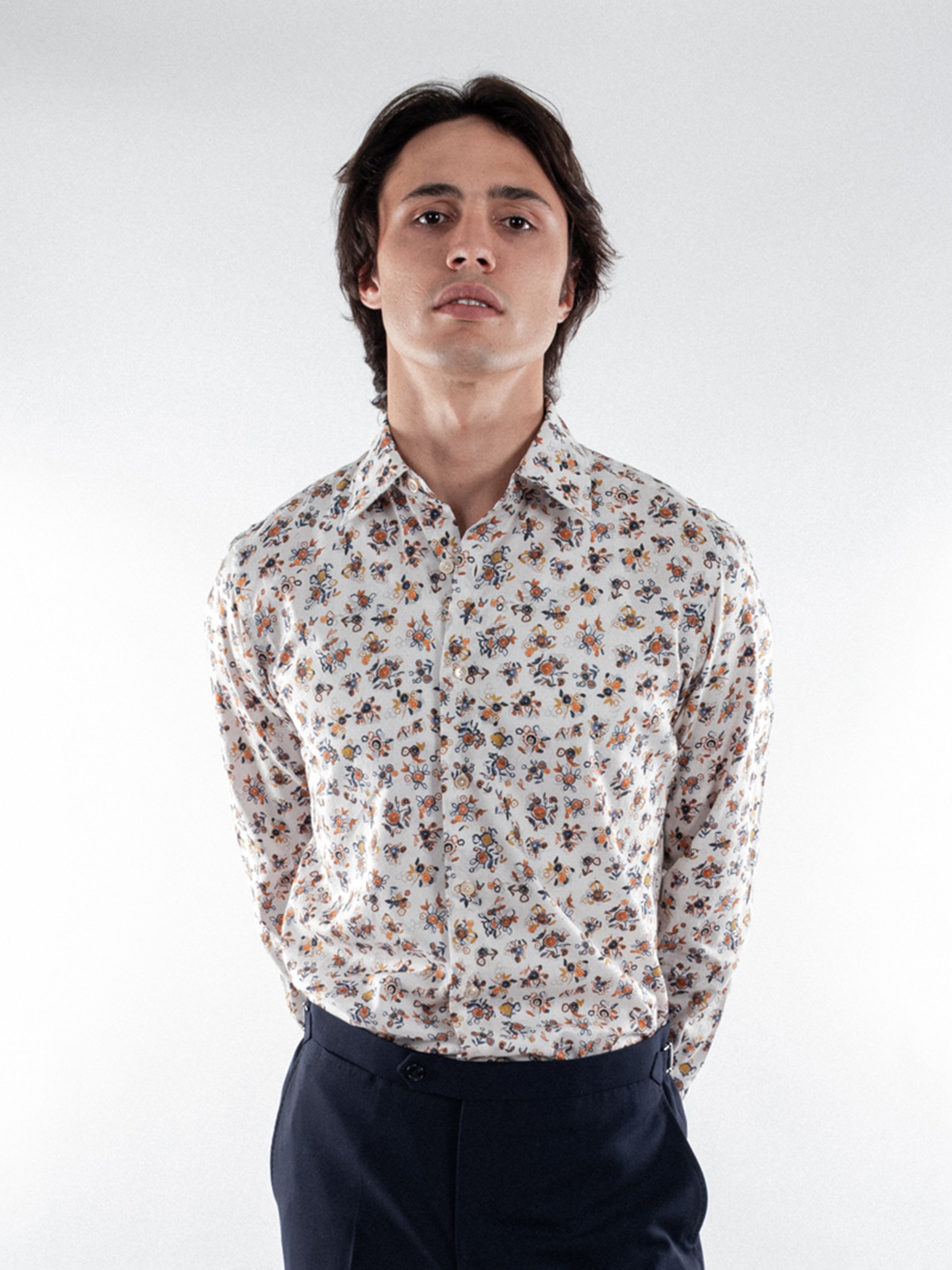 Abstract Floral Shirt