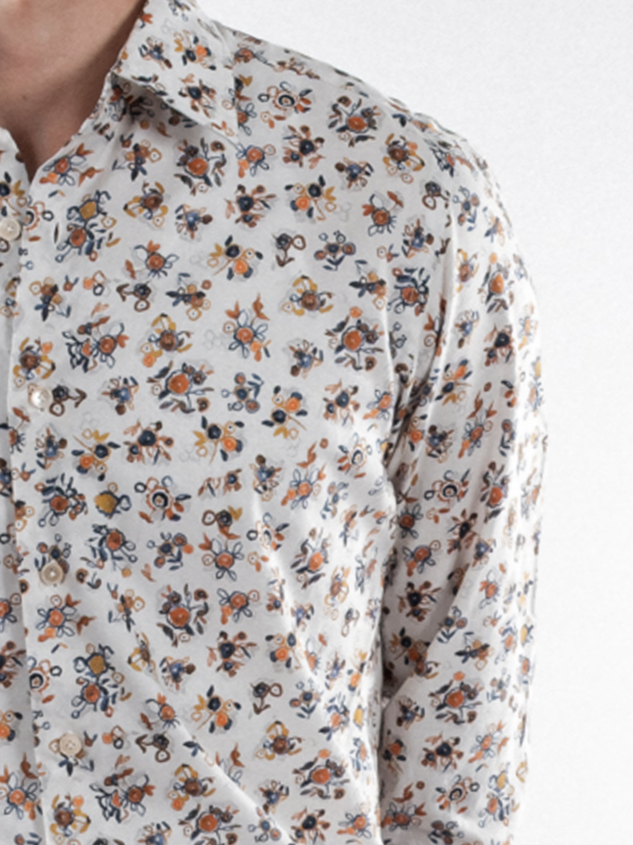 Abstract Floral Shirt