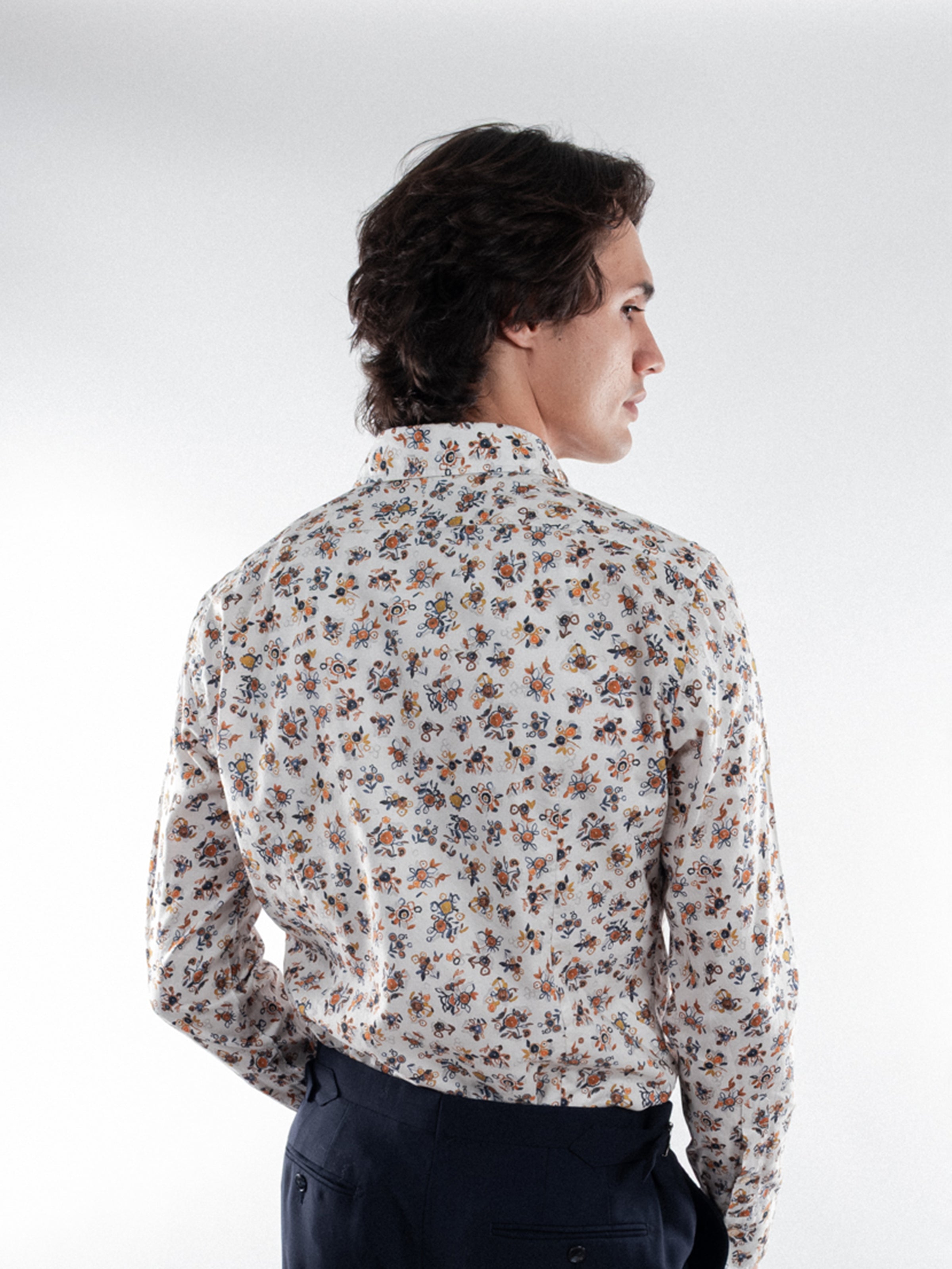 Abstract Floral Shirt
