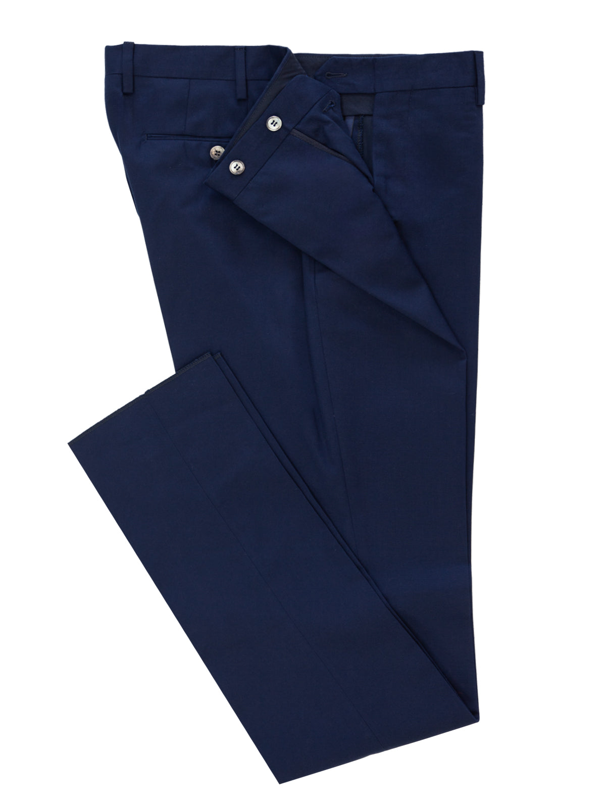 Alba Trouser - French Navy Gabardine