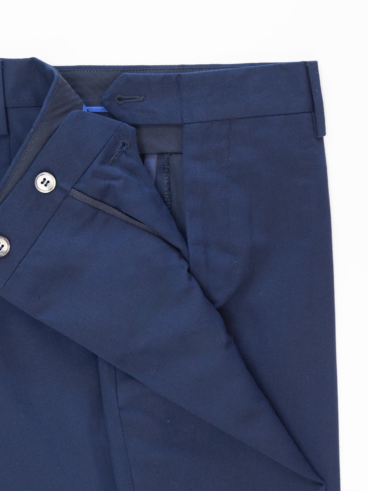 Alba Trouser - French Navy Gabardine