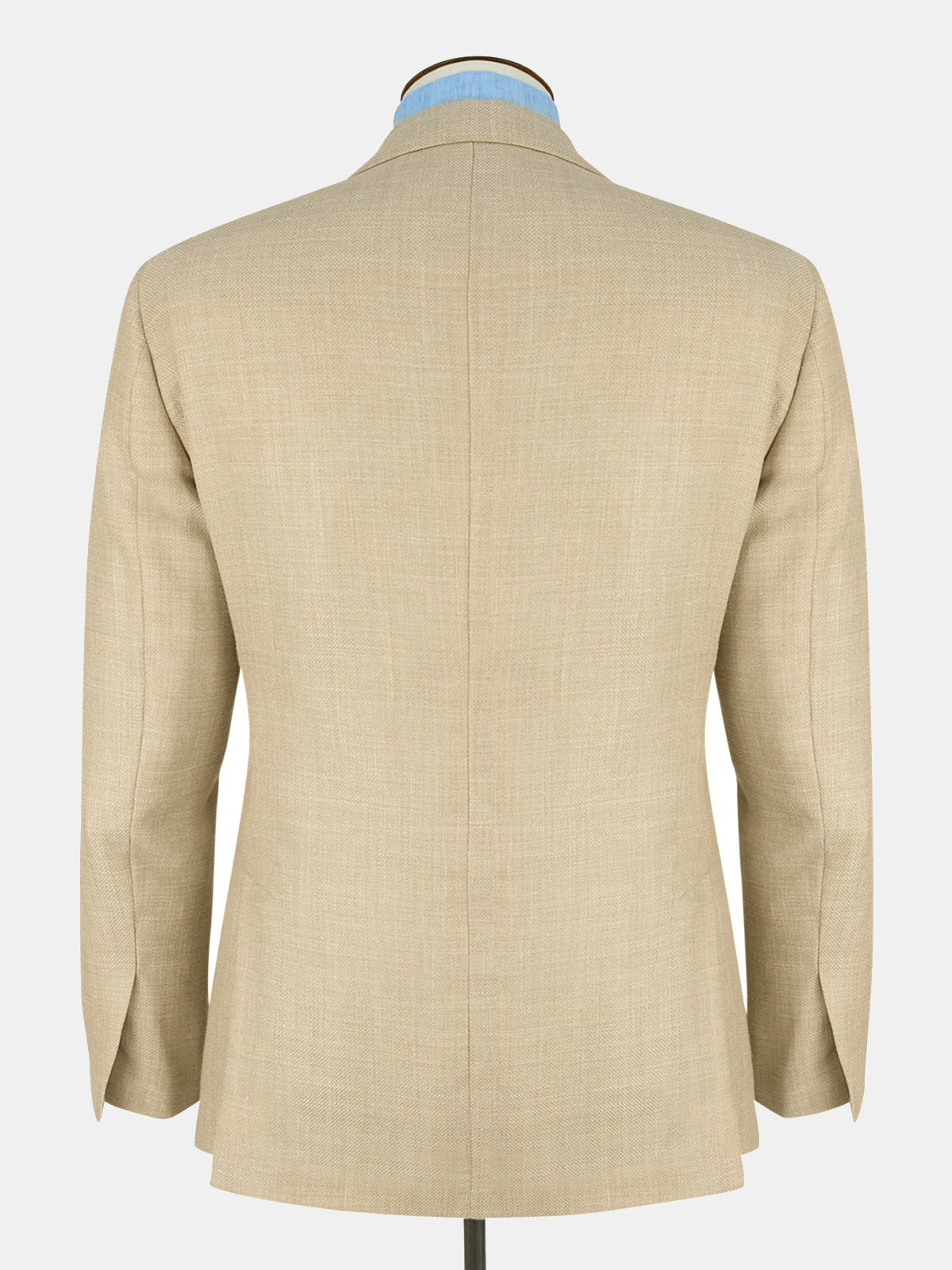 Pienza Blazer Wool Silk & Linen Hopsack Barley