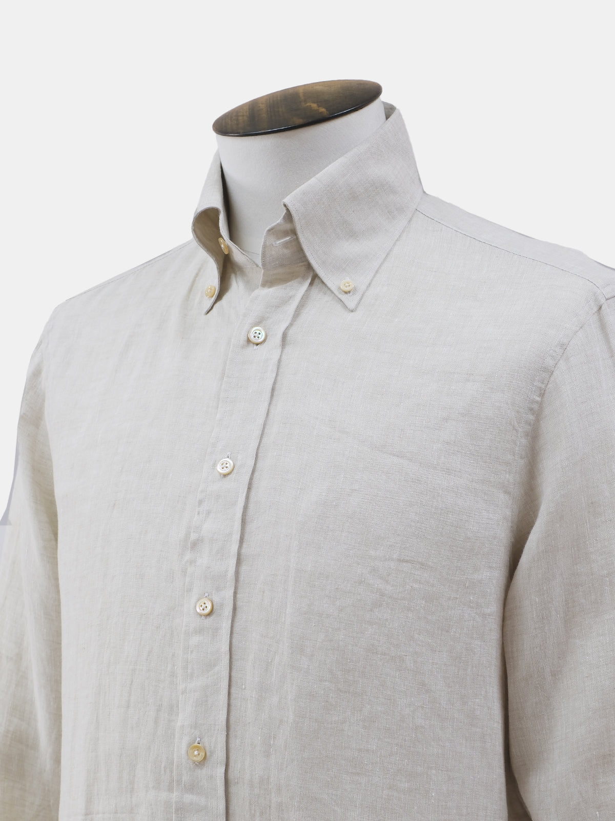 Sand Button Down Linen Shirt