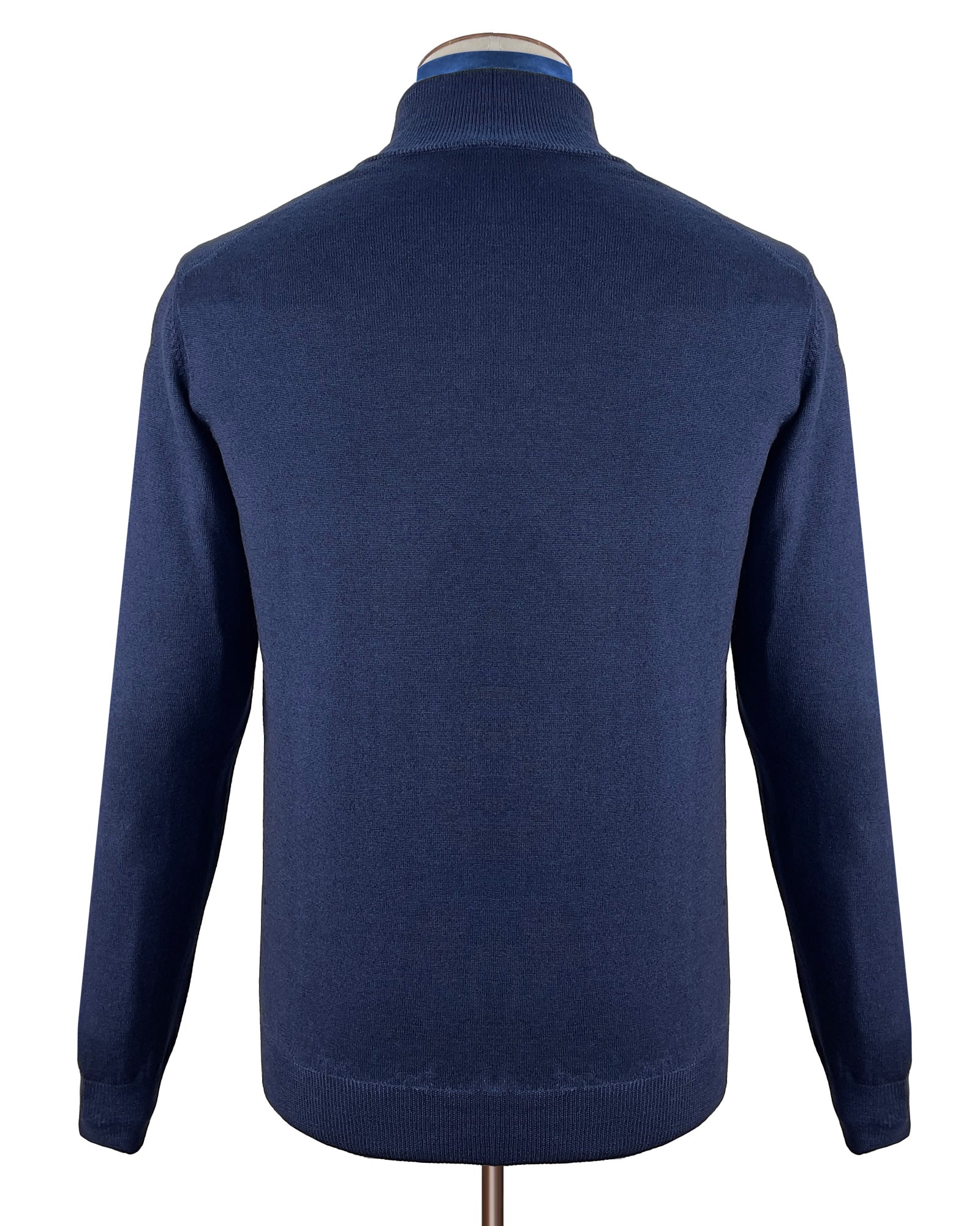 Blue Marle Merino Wool Zip Sweater