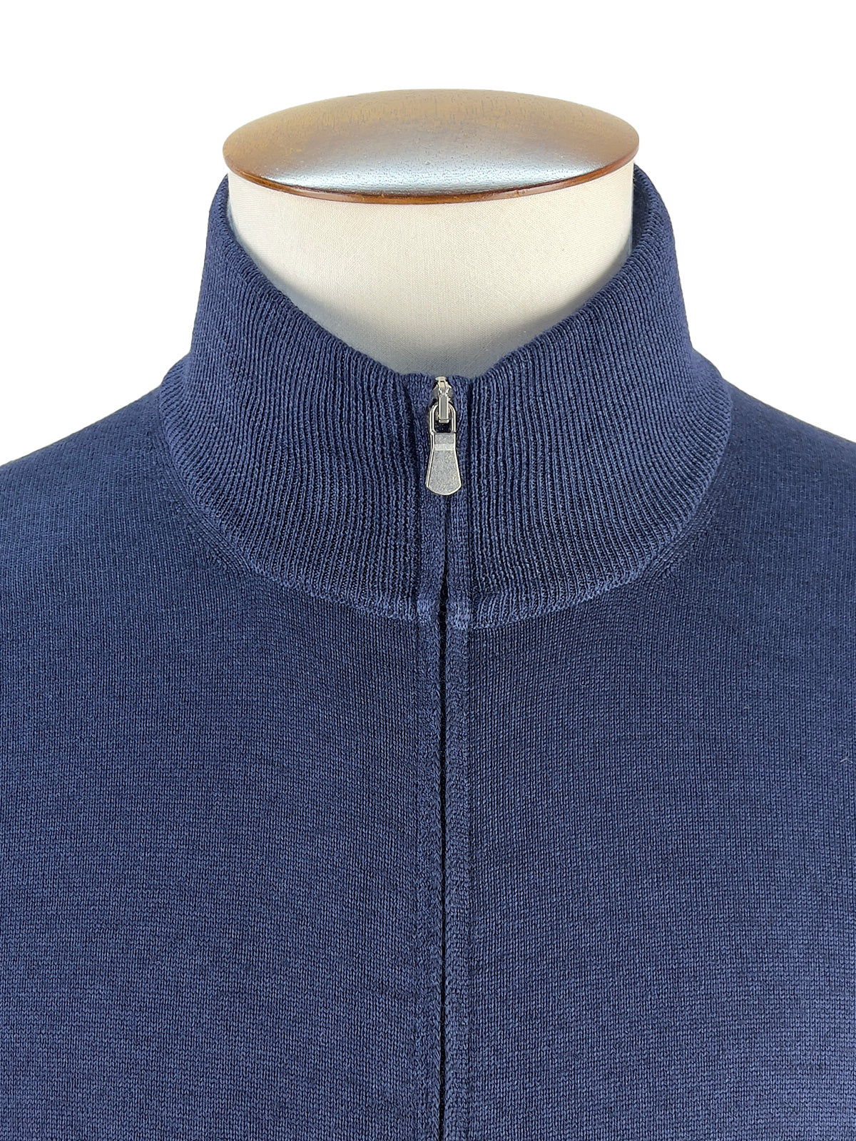 Blue Marle Merino Wool Zip Sweater