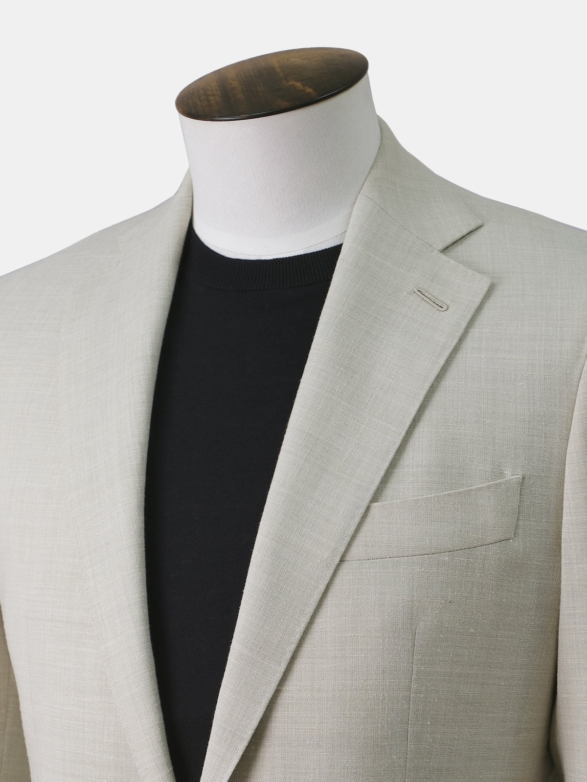 Bone Wool Linen Blazer Sample