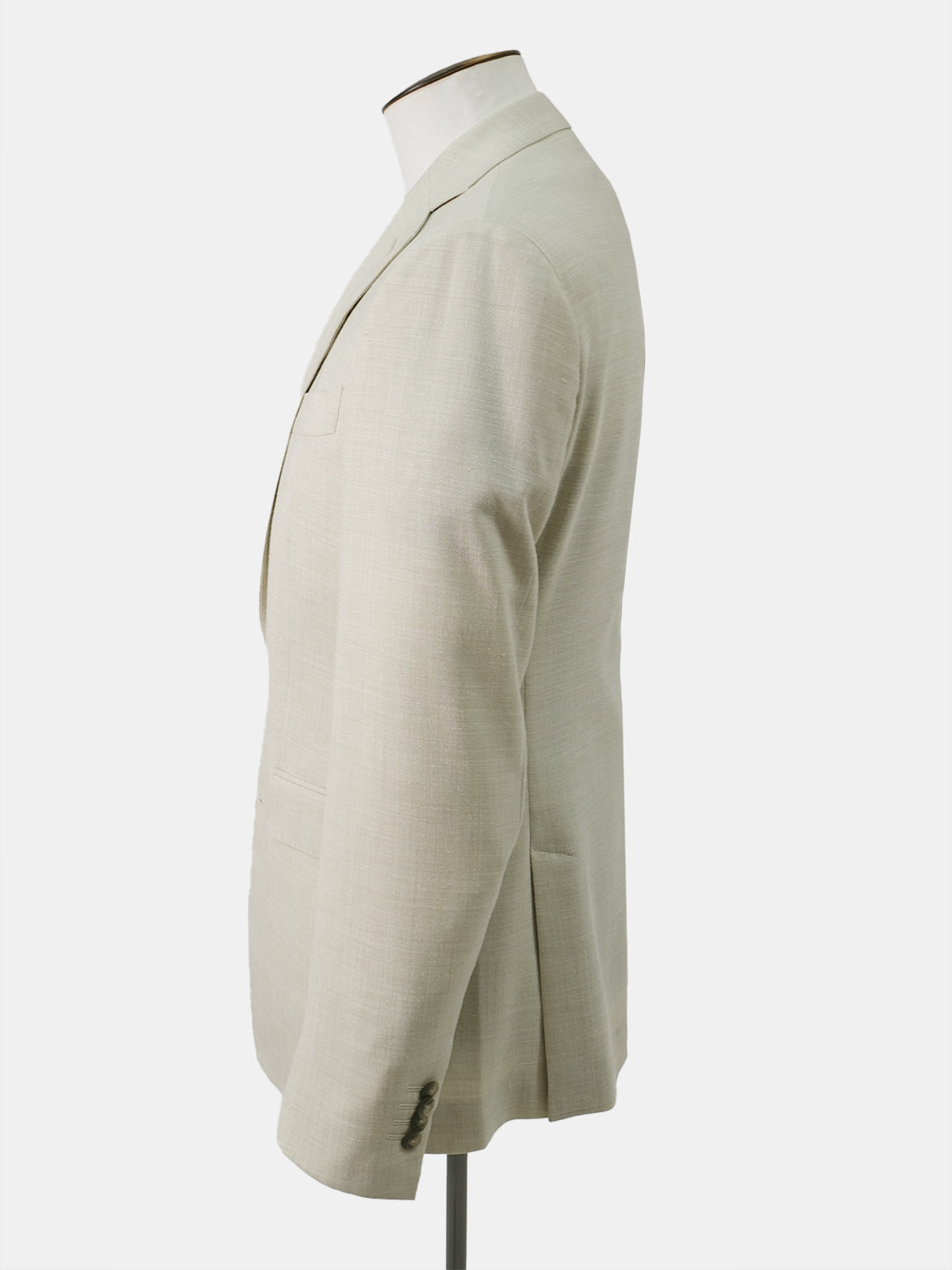 Bone Wool Linen Blazer Sample