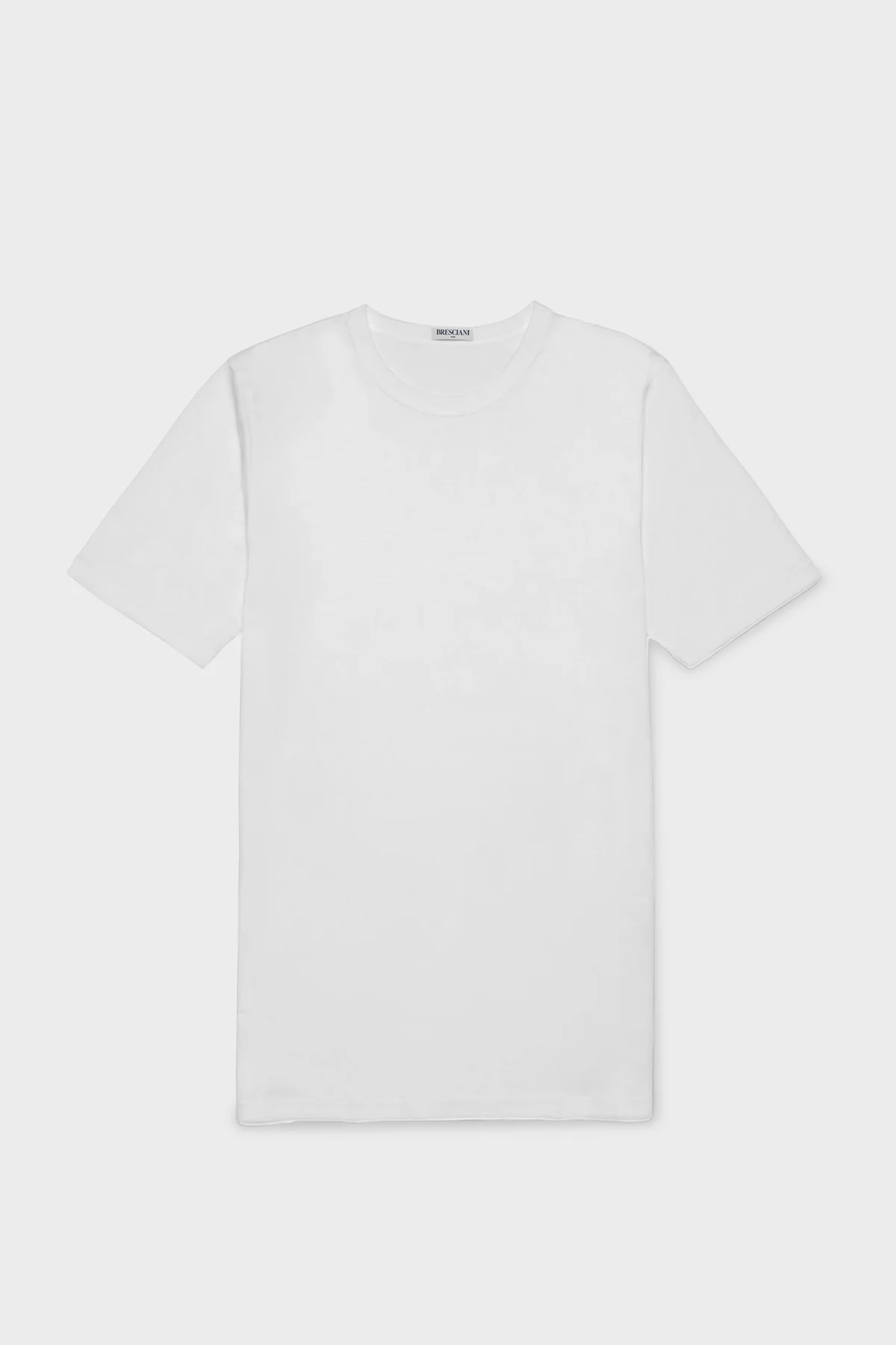 White Fitted Cotton Tee - Production Sample