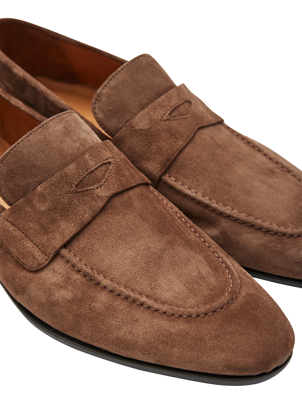 Chocolate Brown Suede Soft Loafer