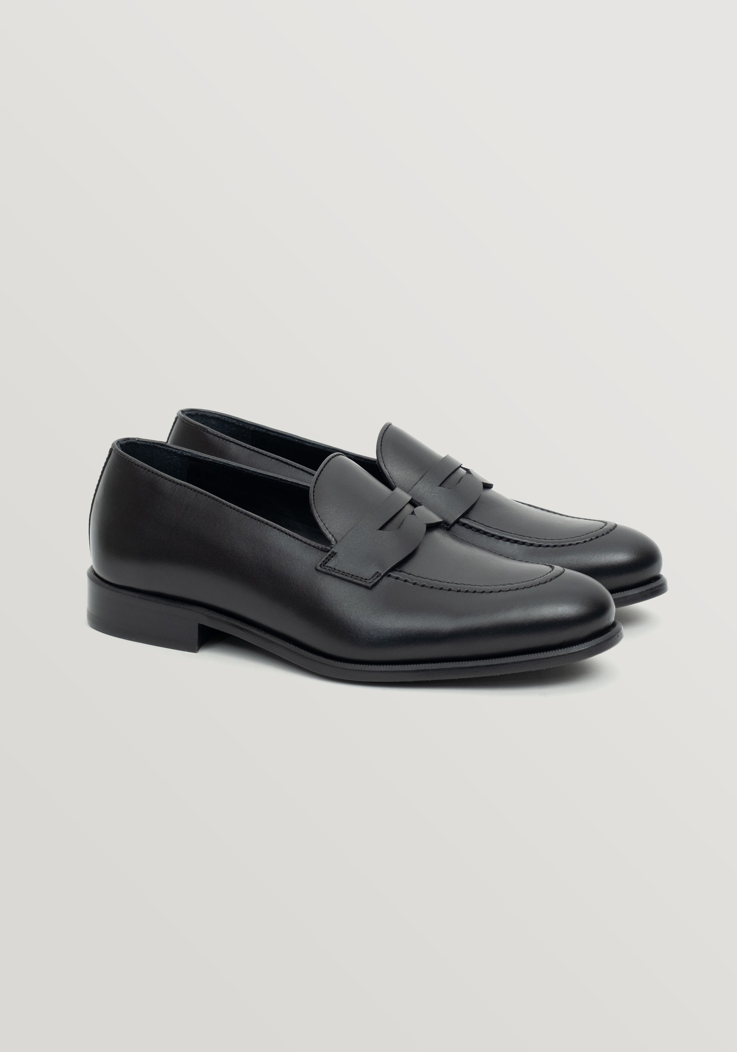 Black Box Calf Leather Flex Penny Loafer