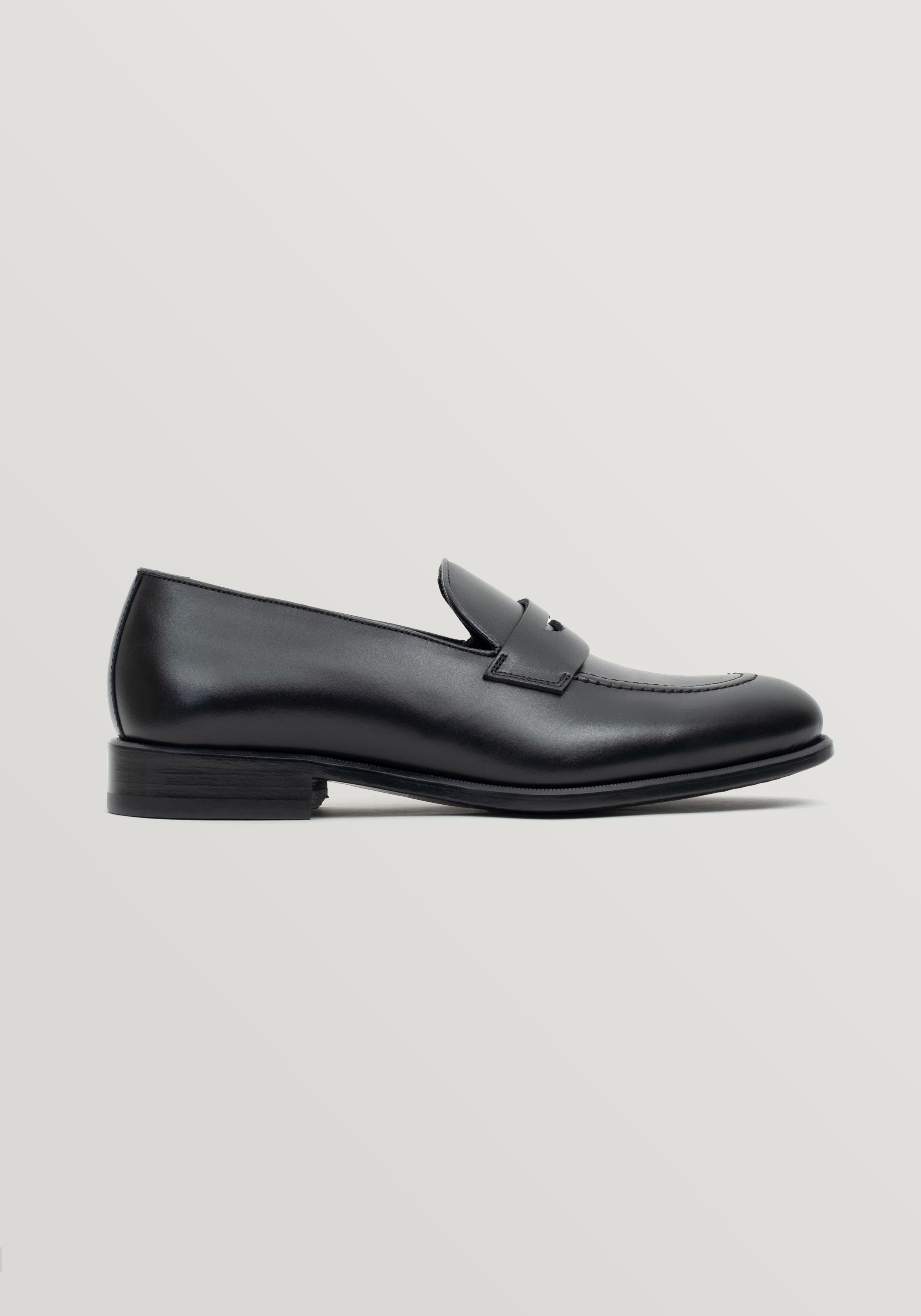 Black Box Calf Leather Flex Penny Loafer