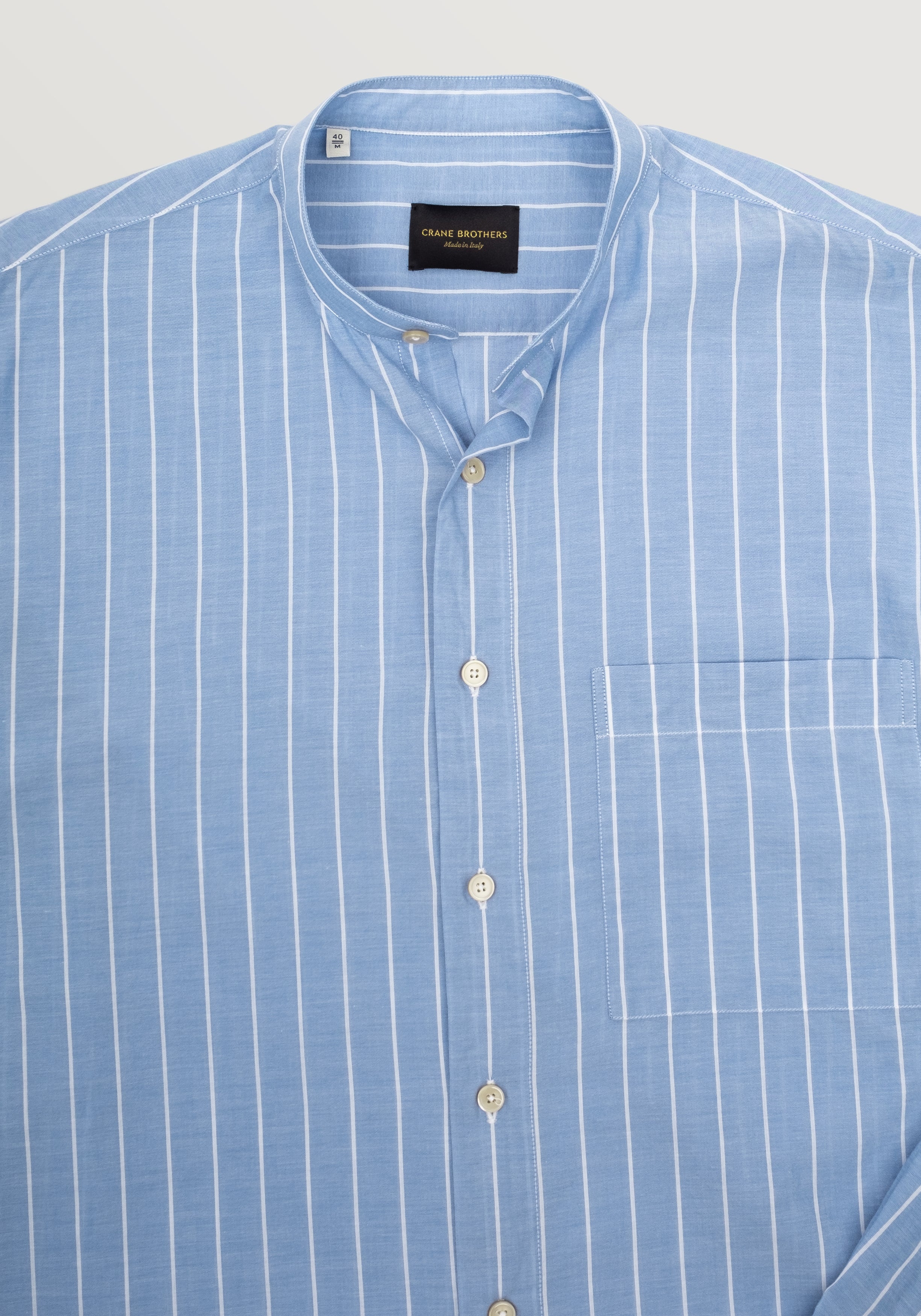 Siena Stripe Shirt - Mid Blue
