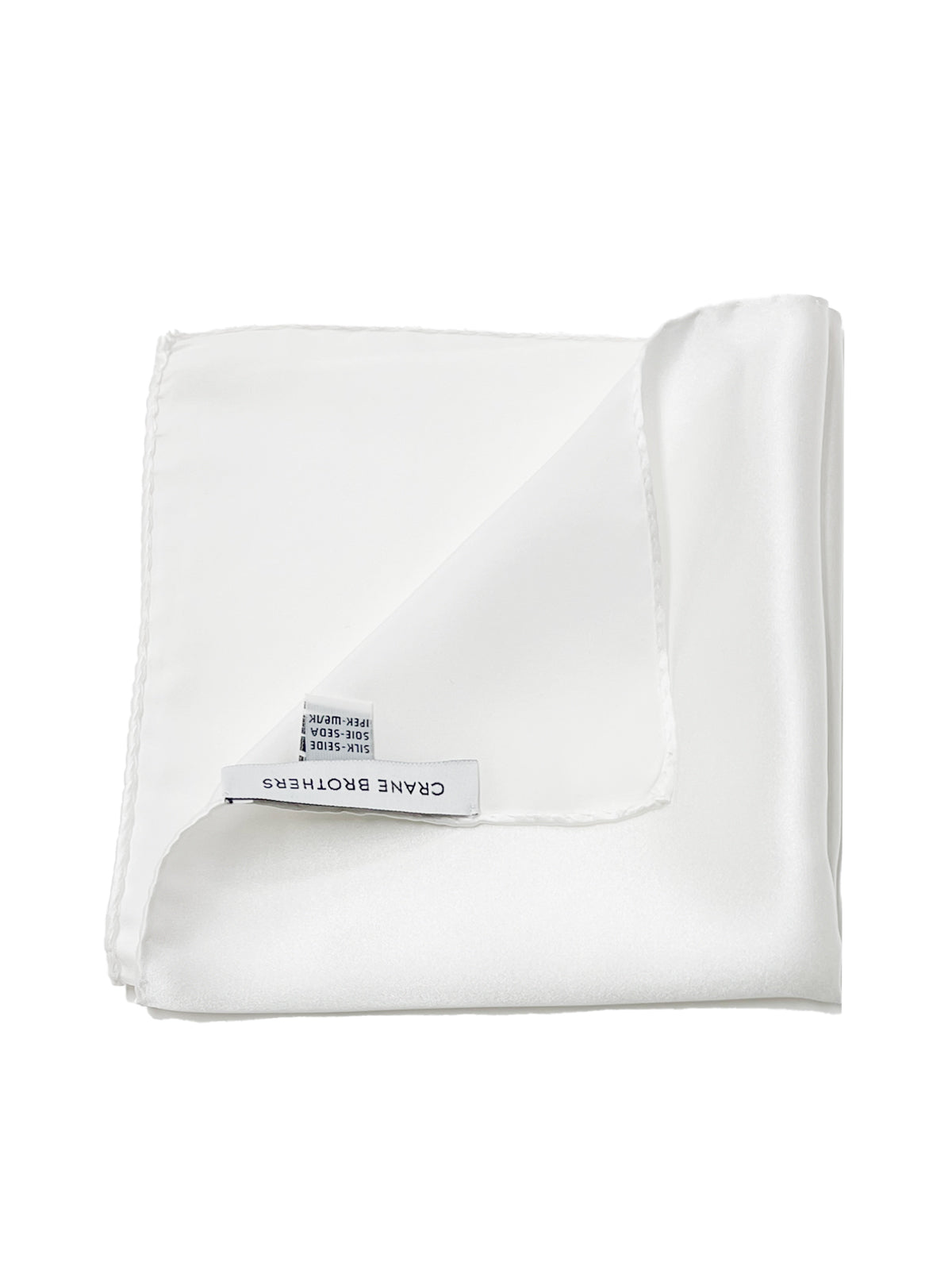 White Silk Handkerchief