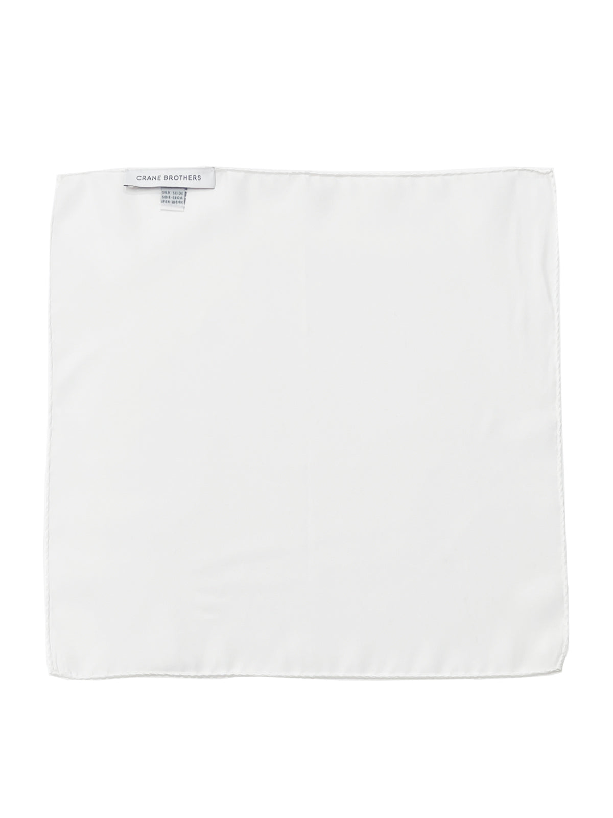 White Silk Handkerchief