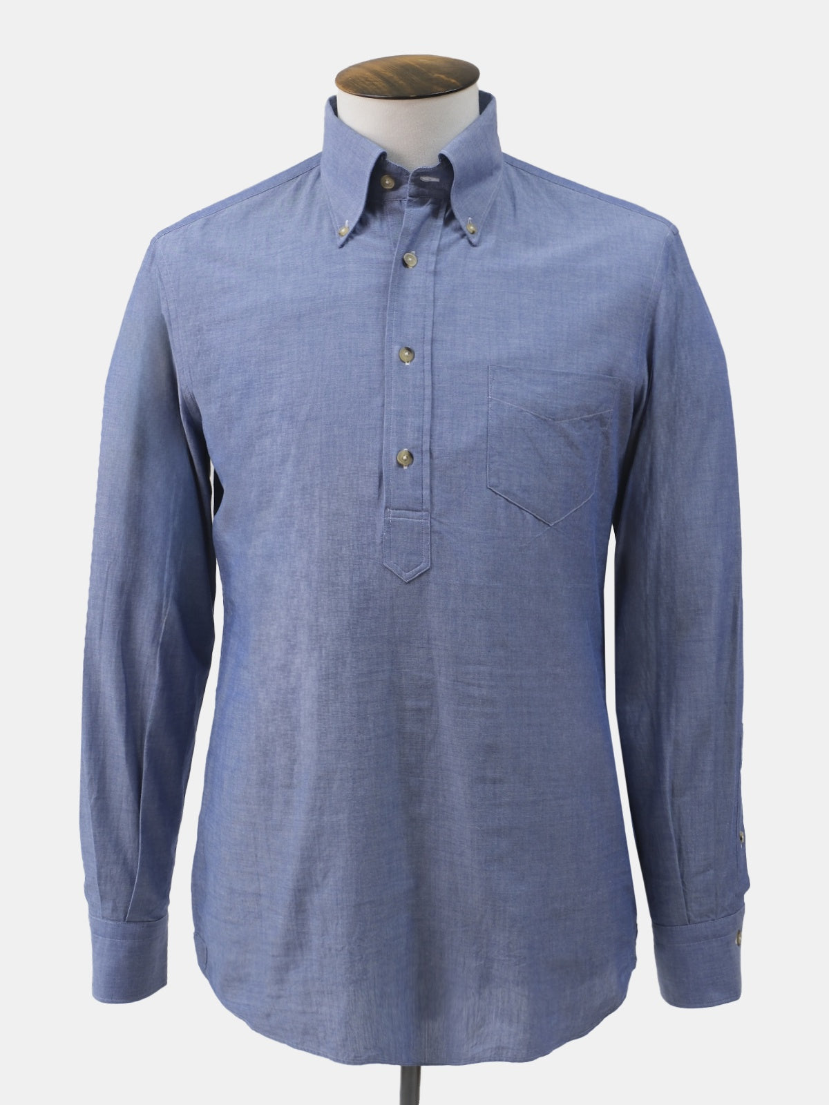 Blue Chambray Button Down Shirt