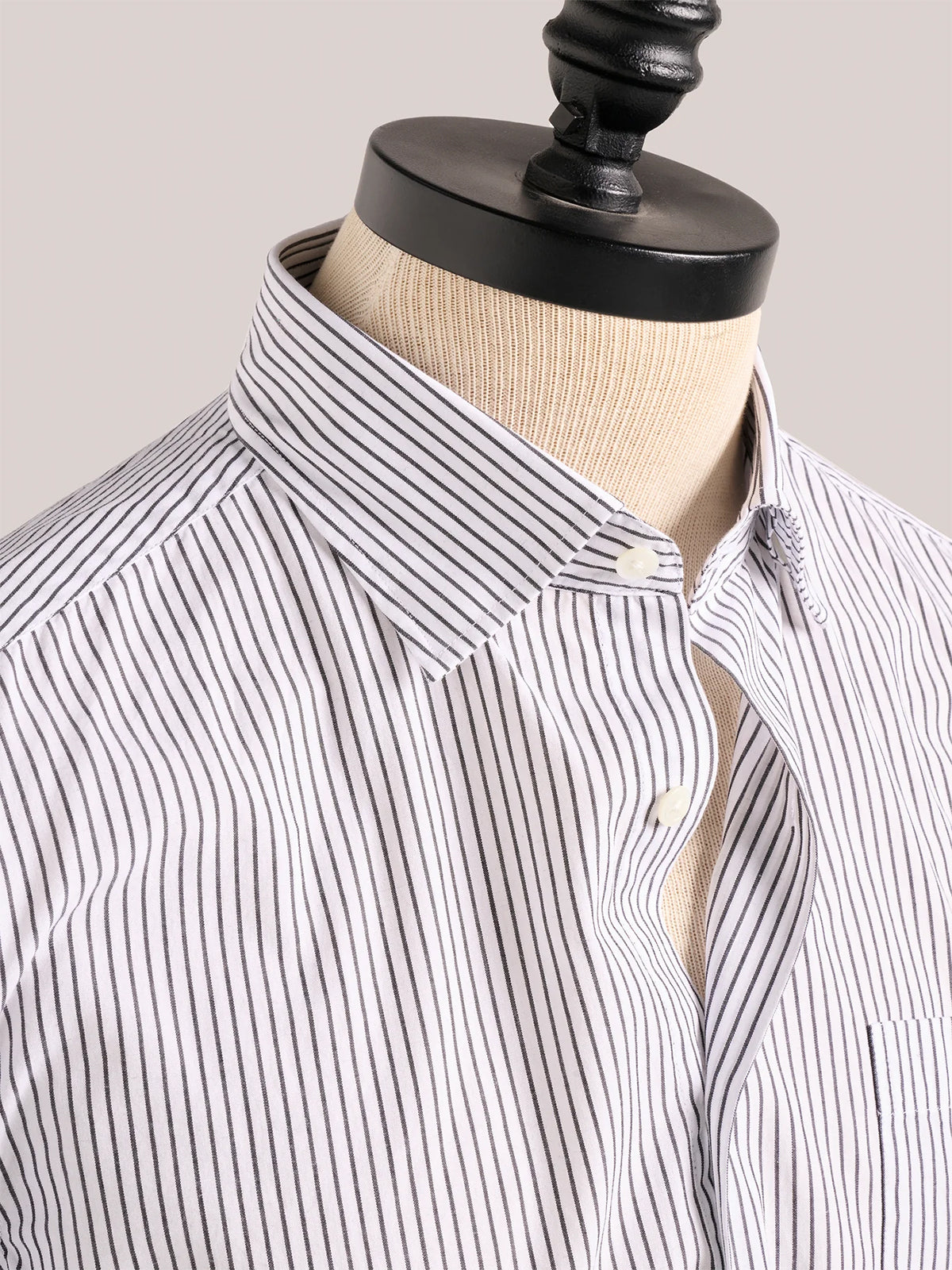 Christian Kimber Poplin Striped Shirt - Black/White
