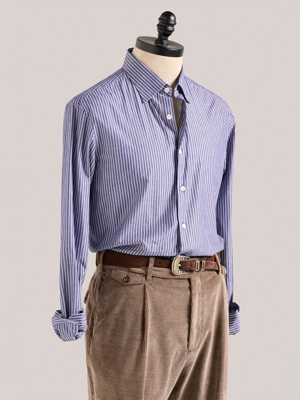 Christian Kimber Railway Shirt - Coastal Blue