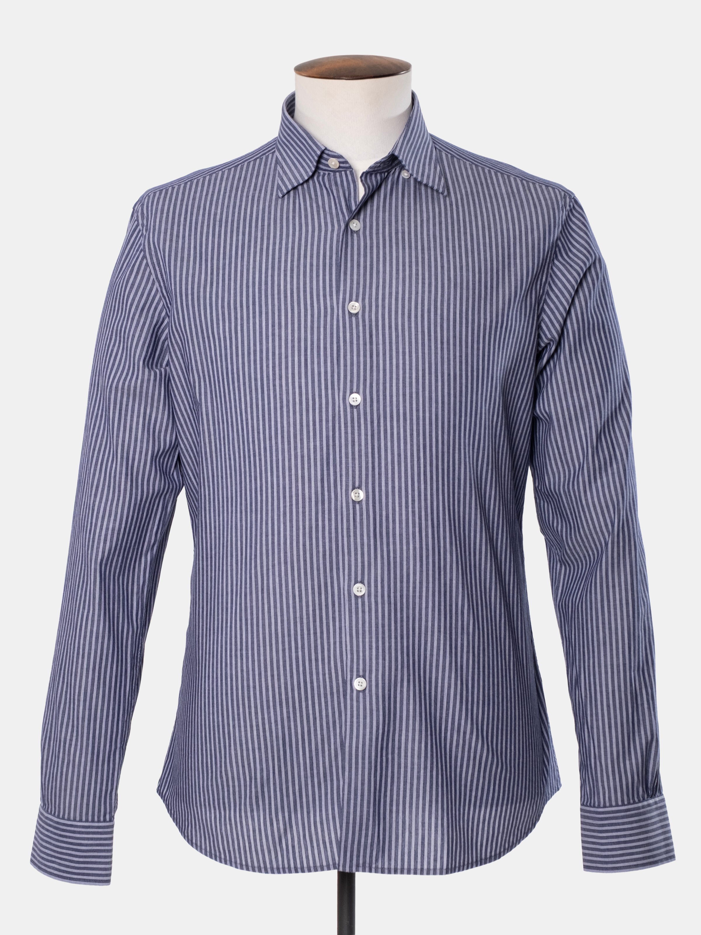 Christian Kimber Railway Shirt - Coastal Blue
