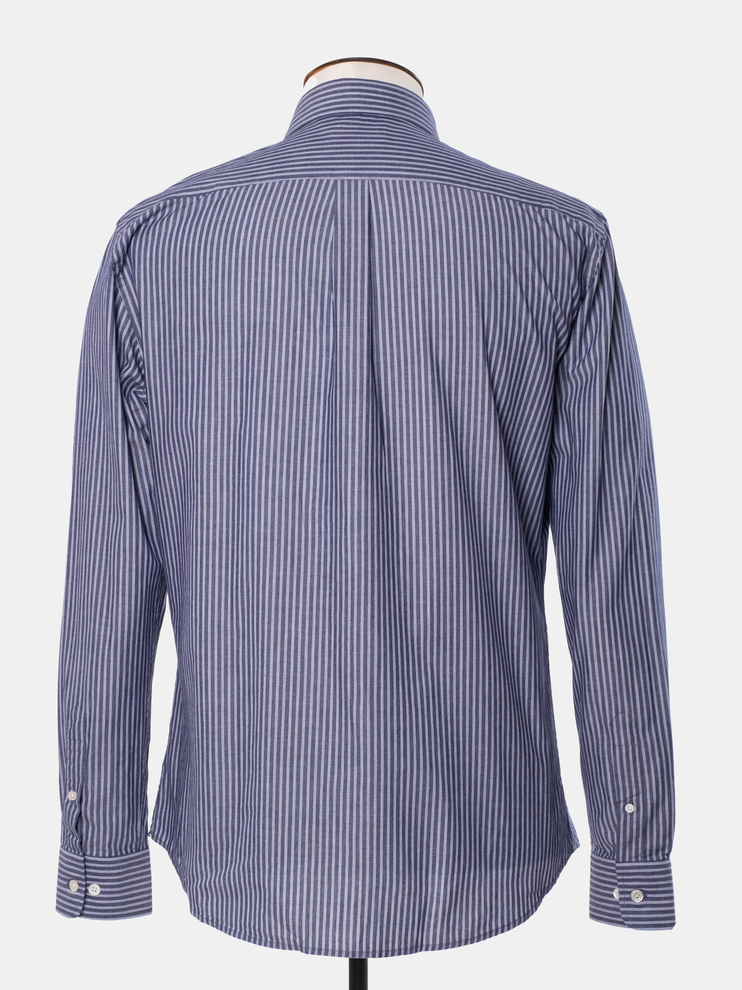 Christian Kimber Railway Shirt - Coastal Blue