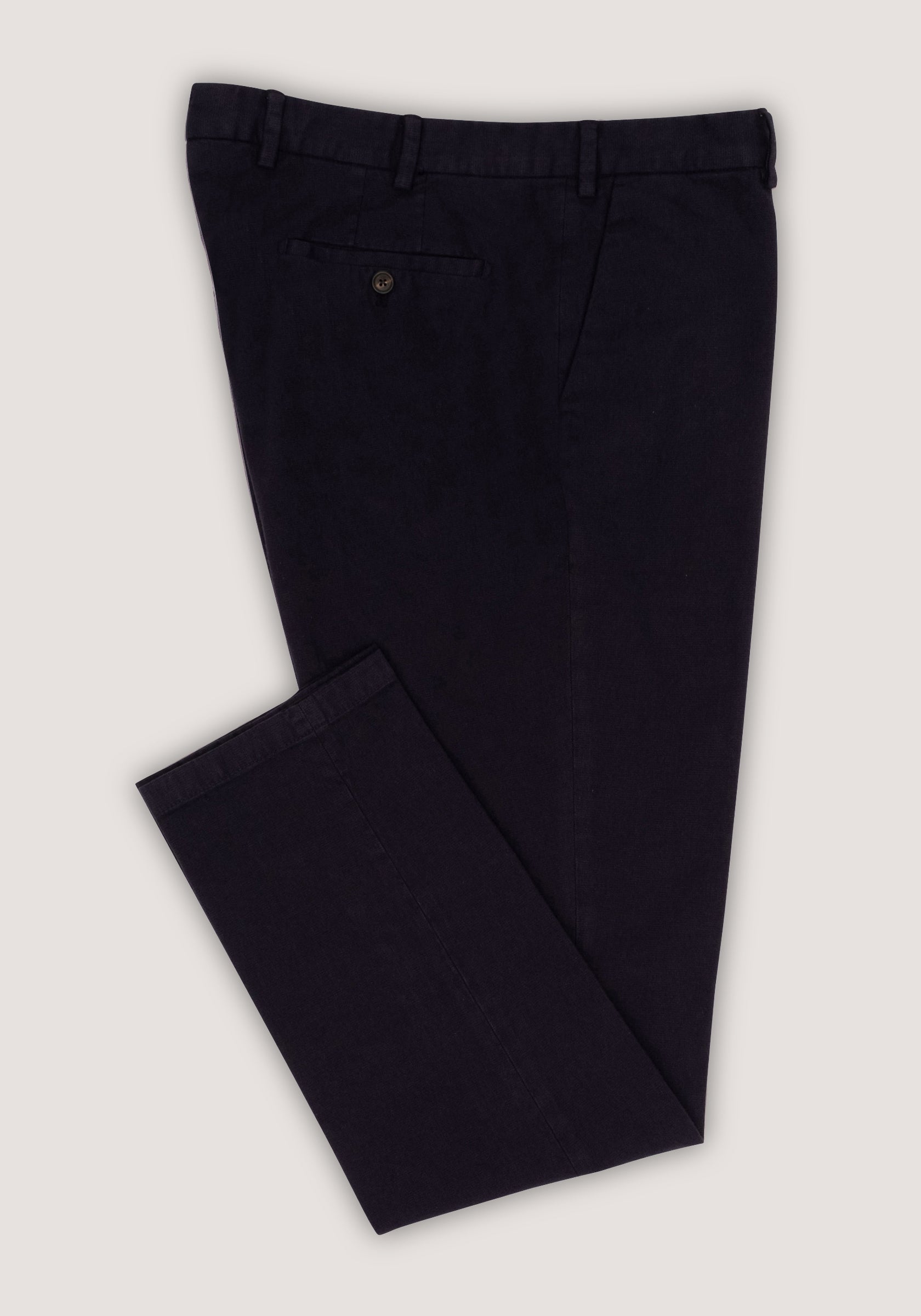 Christian Kimber Soft Cotton Chino – Navy Melange
