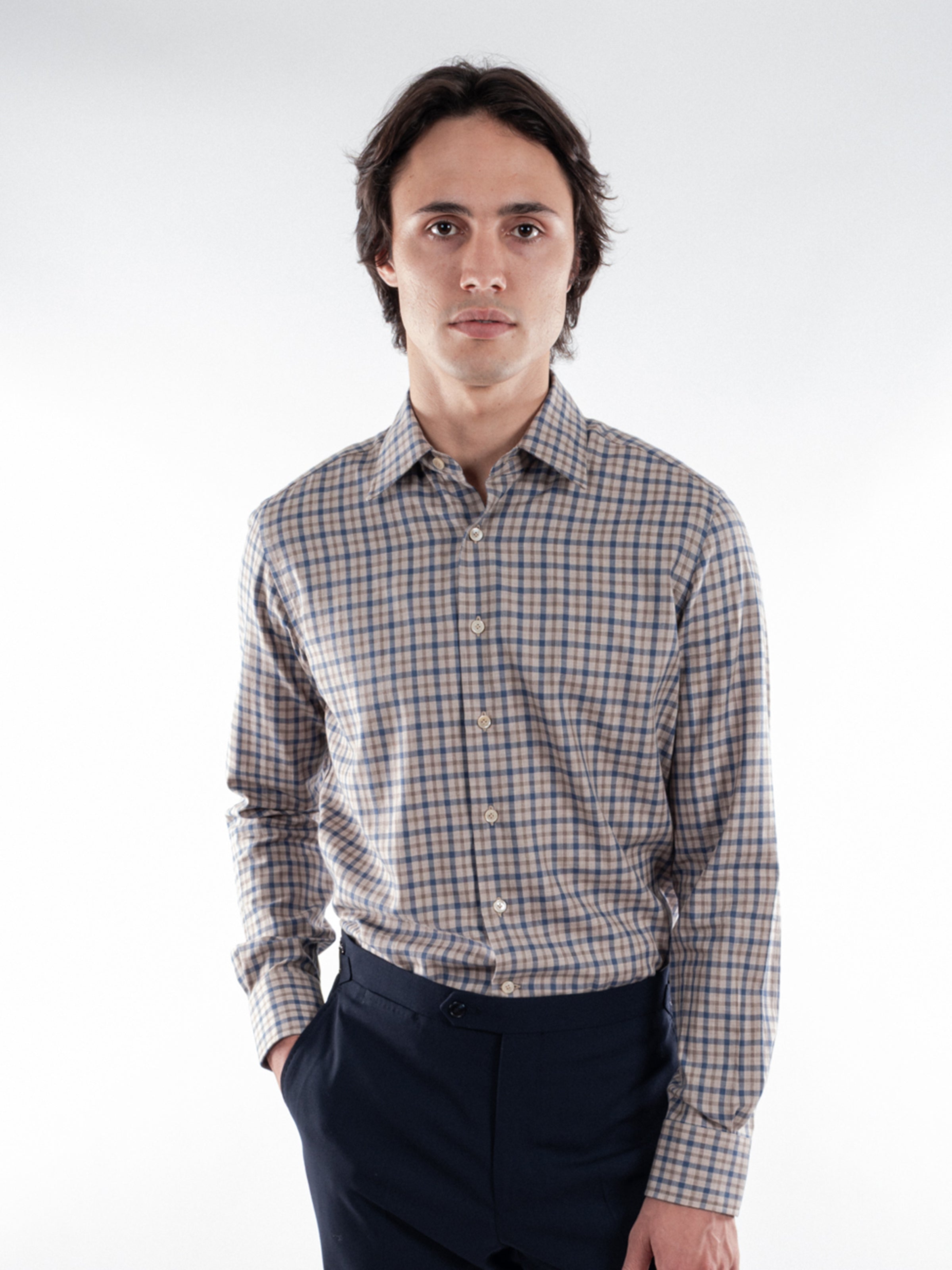 Cinnamon & Indigo Check Shirt
