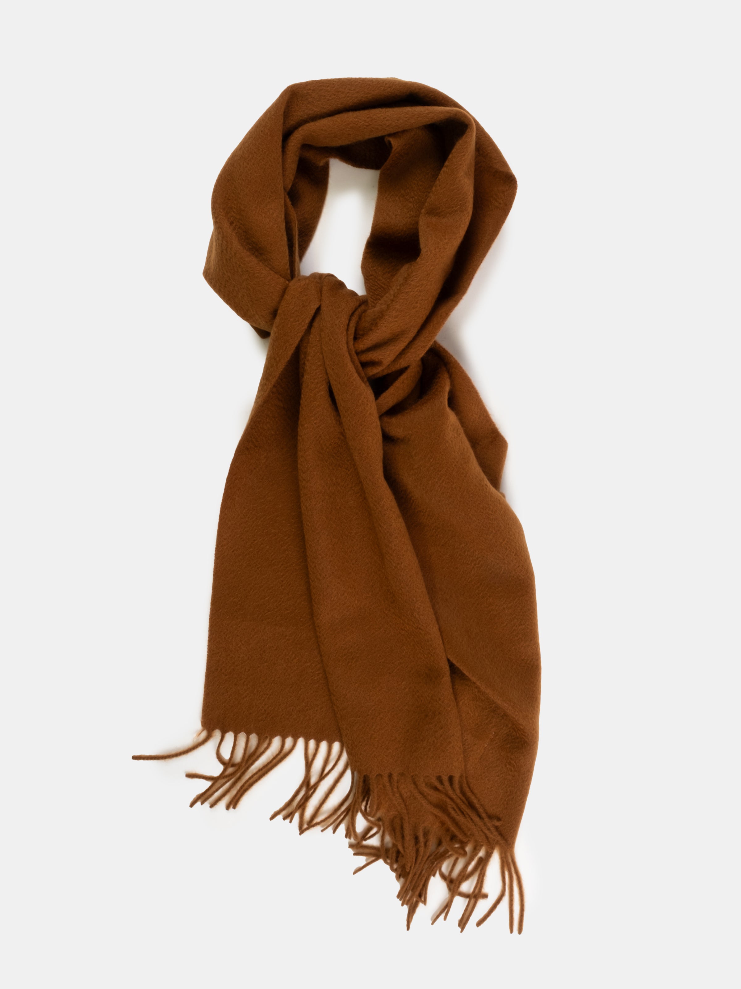 Cognac Cashmere Scarf
