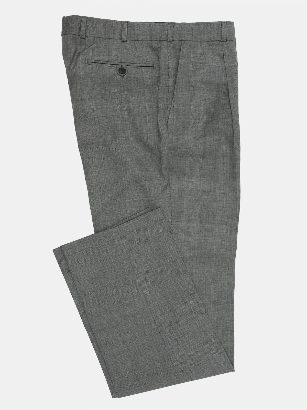 Grey Check Cornet Wool Trouser