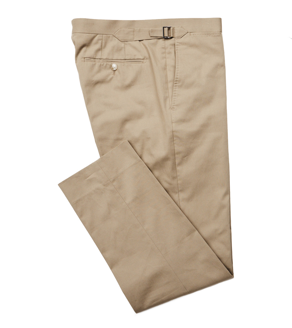 Desert Cotton Dress Trouser with Side Adjusters