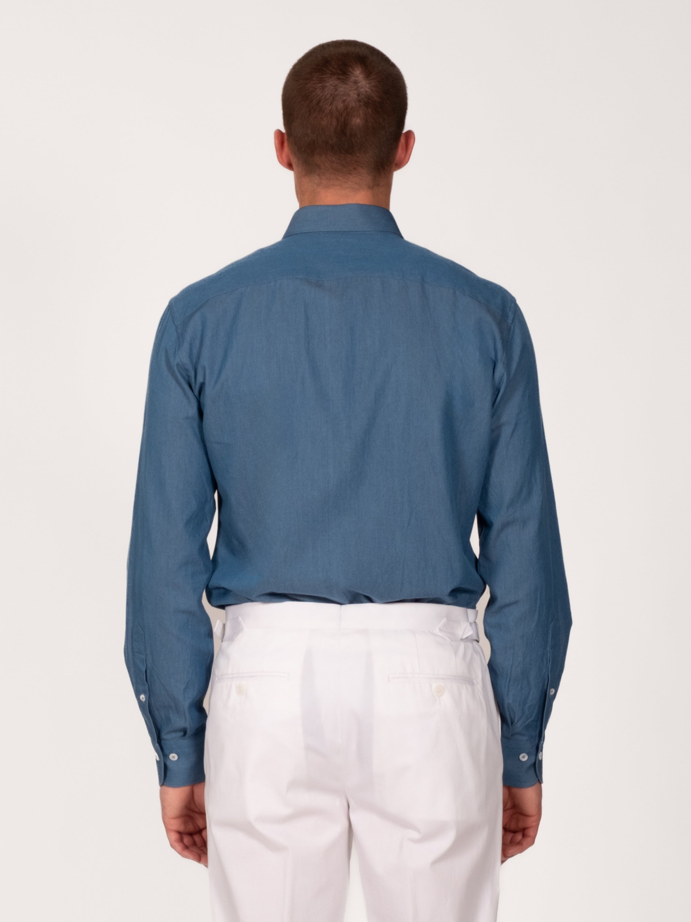 Serpico Washed Denim Button Down - Drift