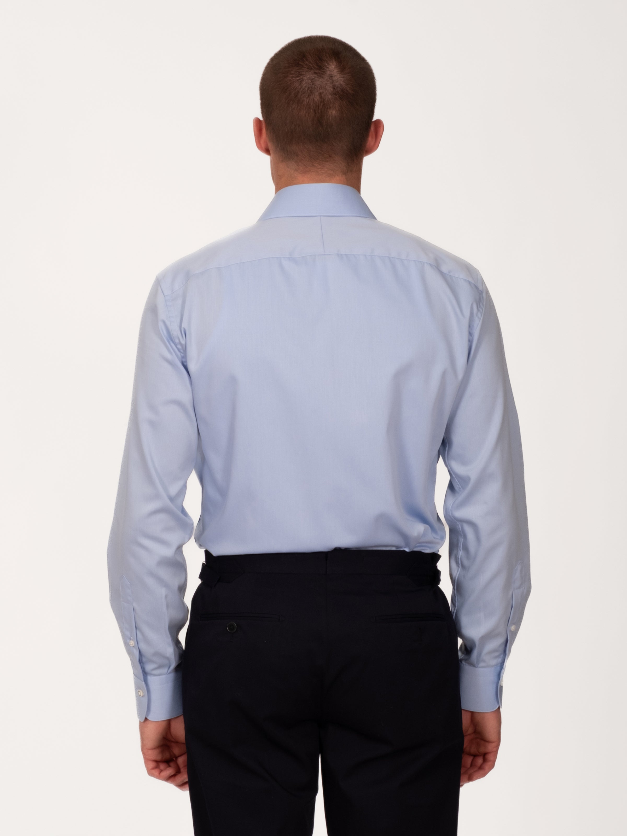 Regent Twill Cutaway Shirt - Cerulean