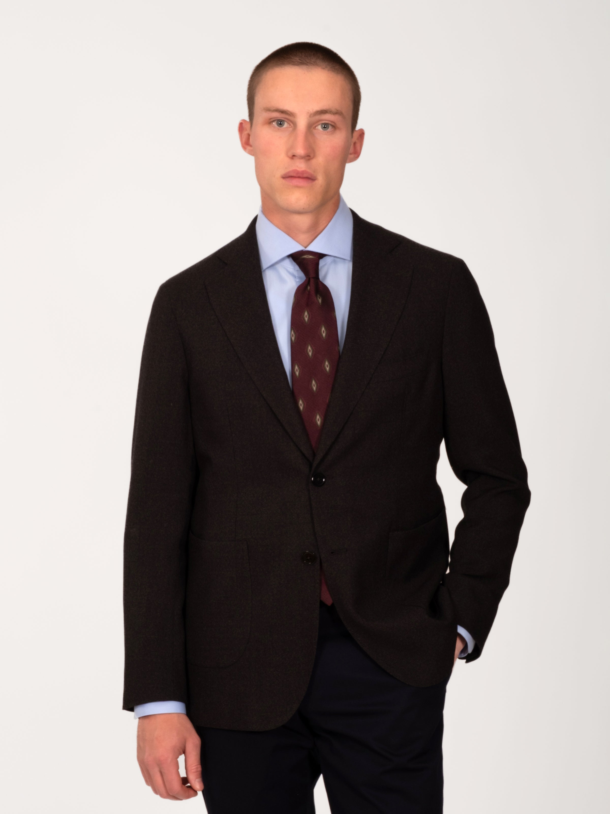 Regent Twill Cutaway Shirt - Cerulean