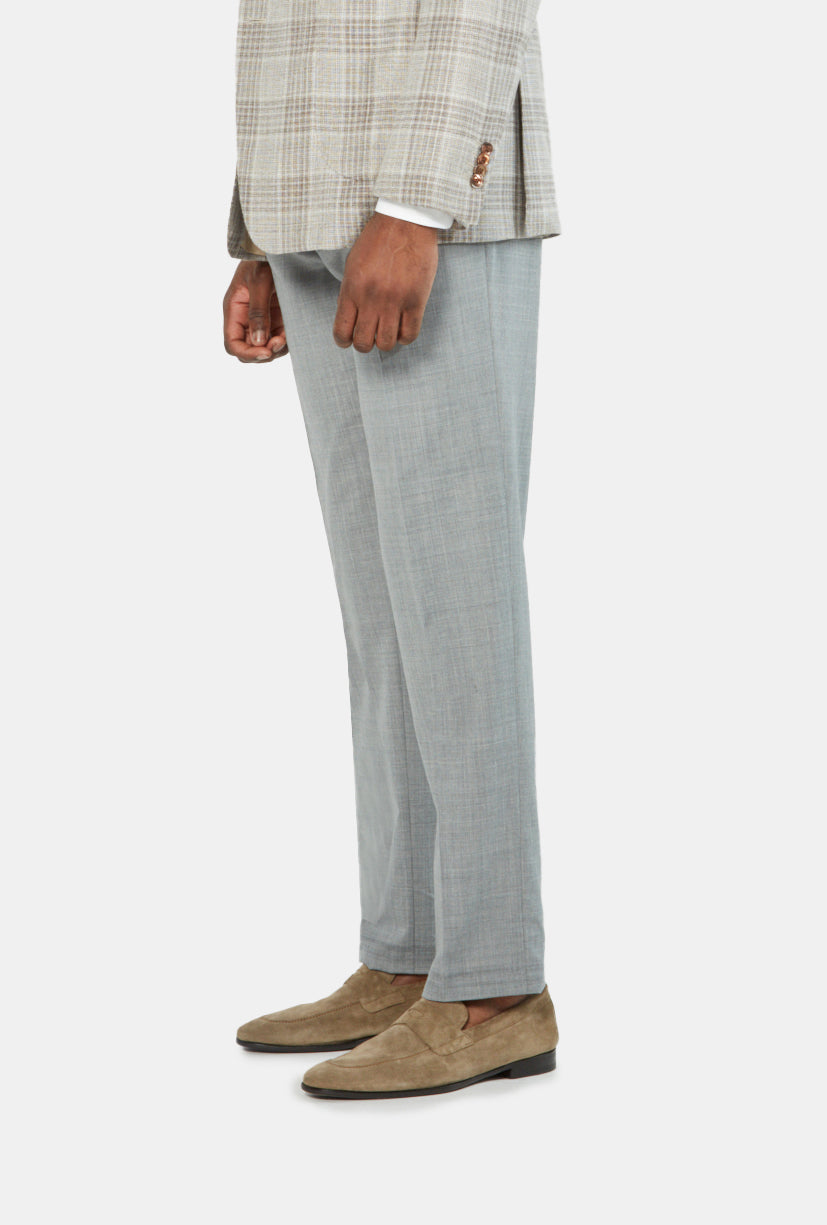 Flight Trouser - Grey Lightweight Wool