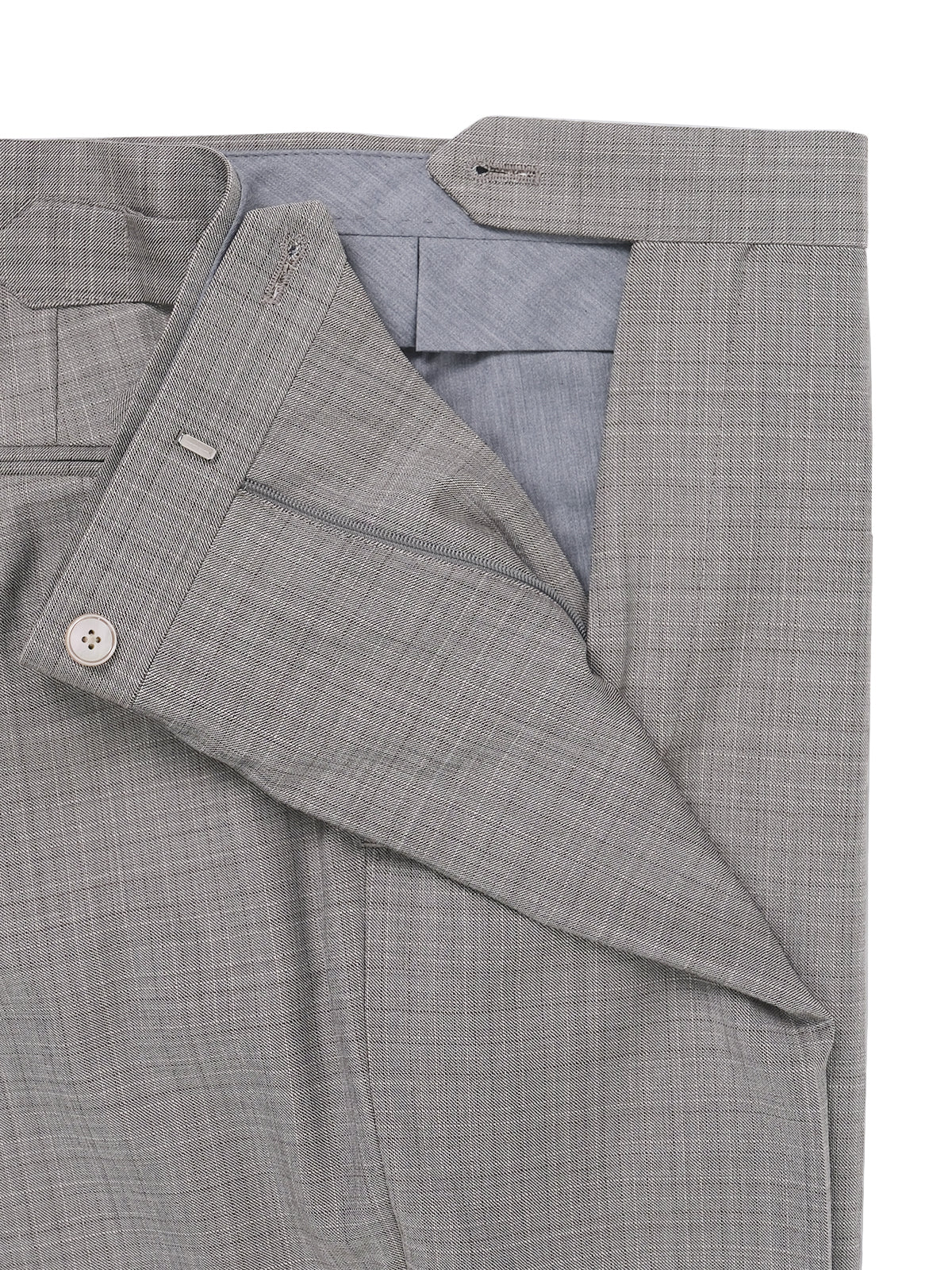 Taupe Wool Micro-Check Suit Sample