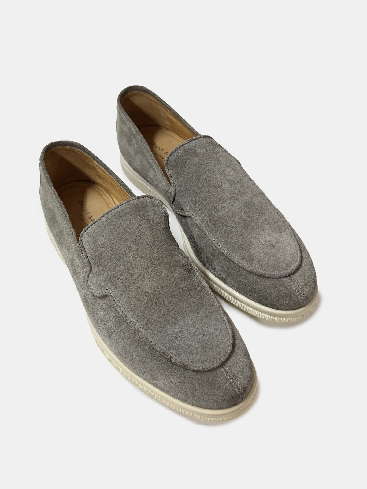 Grey Suede City Loafer - Sample