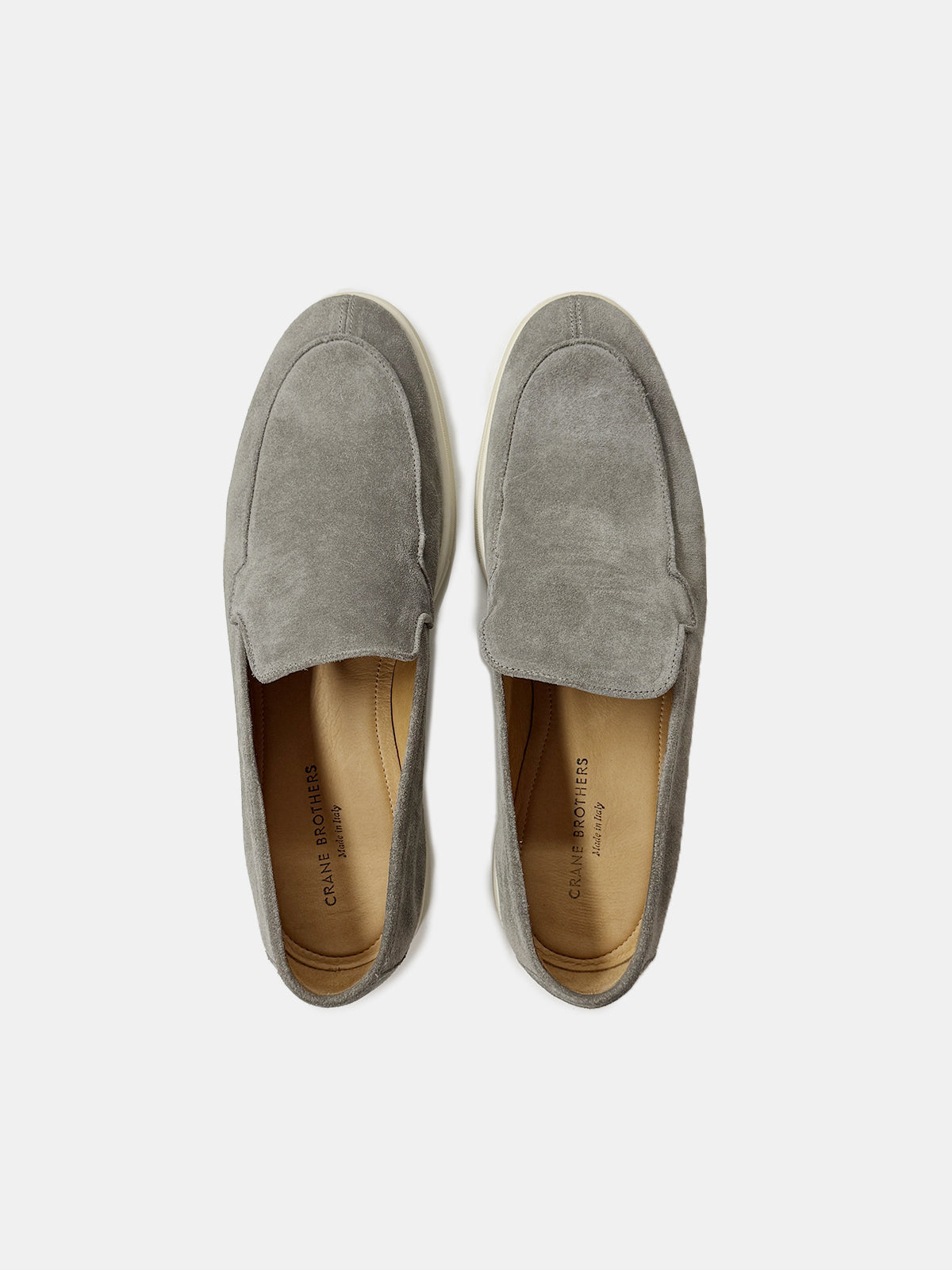 Grey Suede City Loafer - Sample