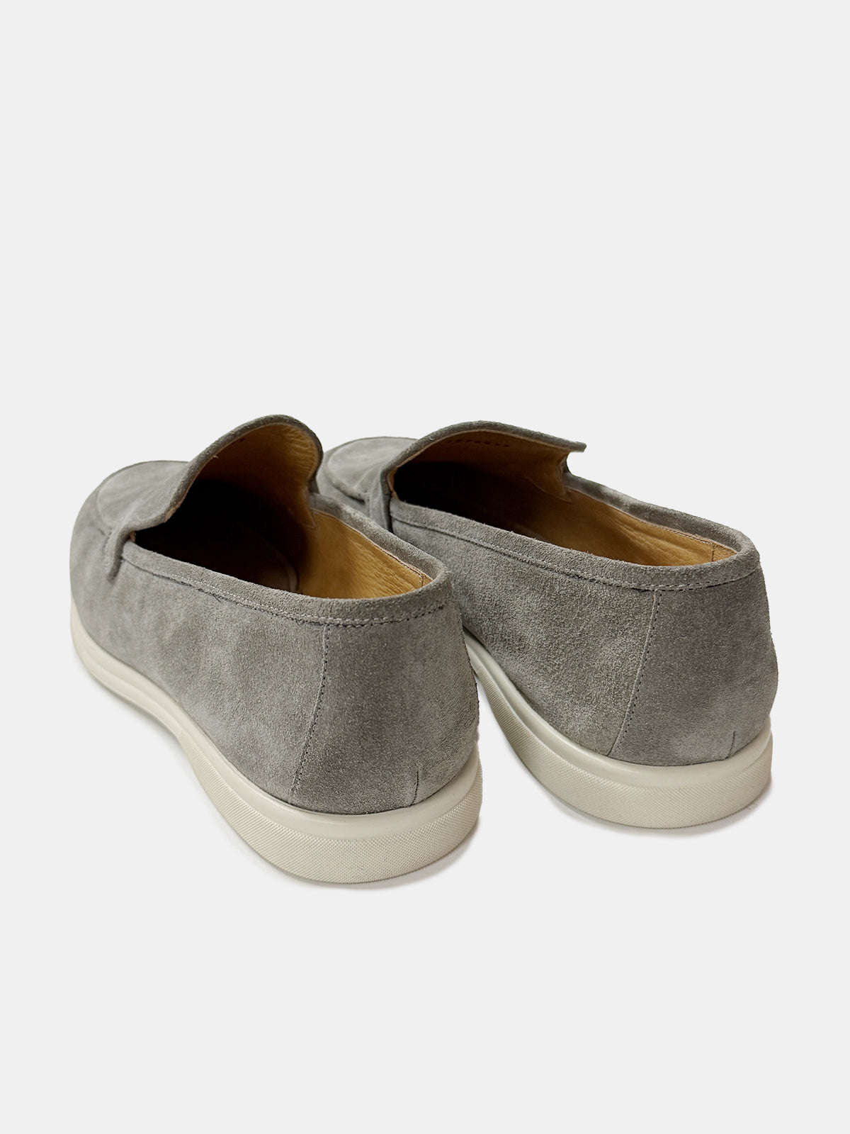 Grey Suede City Loafer - Sample